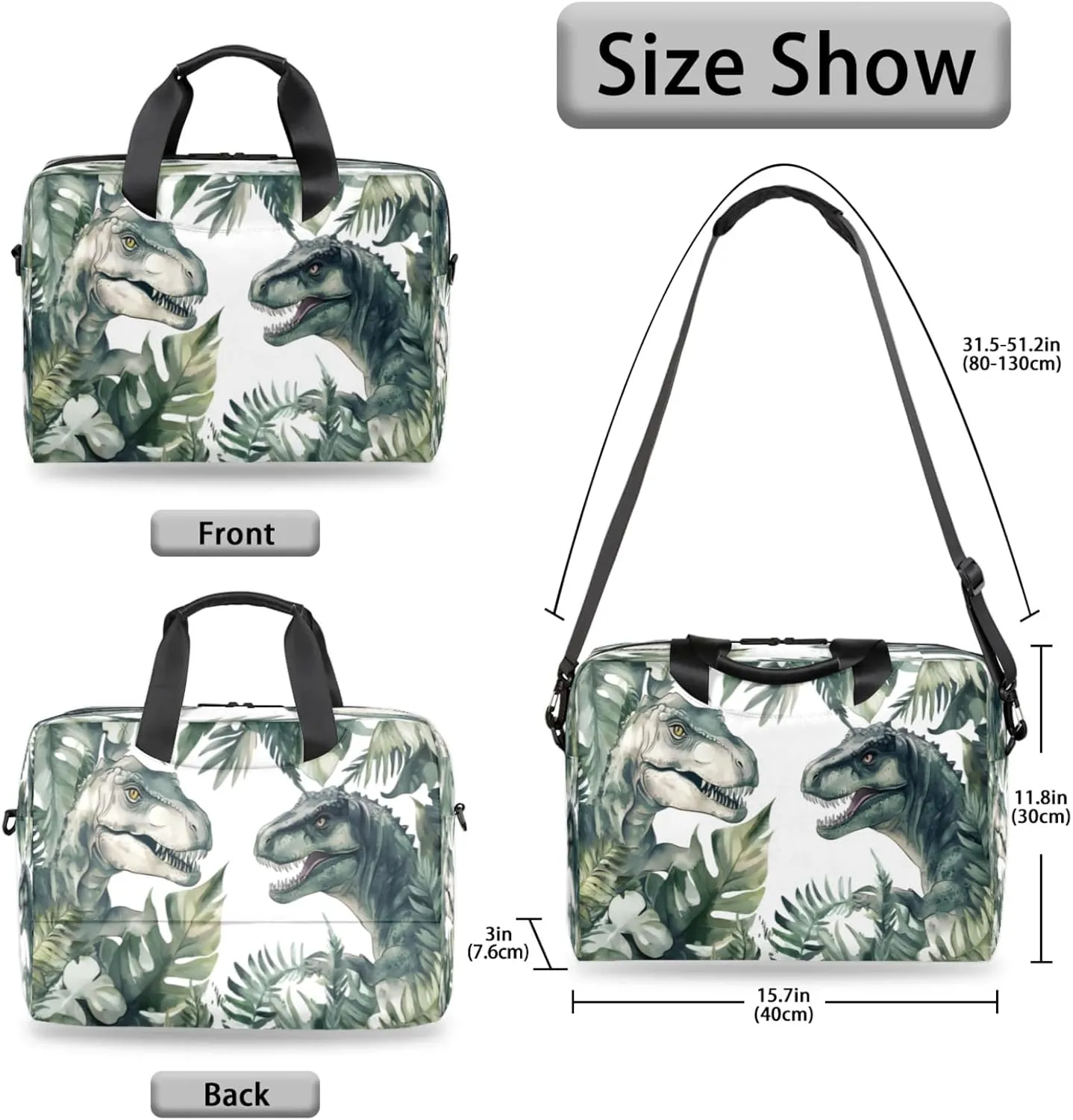 Laptop Shoulder Bag Compatible with Handle, Messenger Shoulder Case for Tablet, Laptop Carrying Case