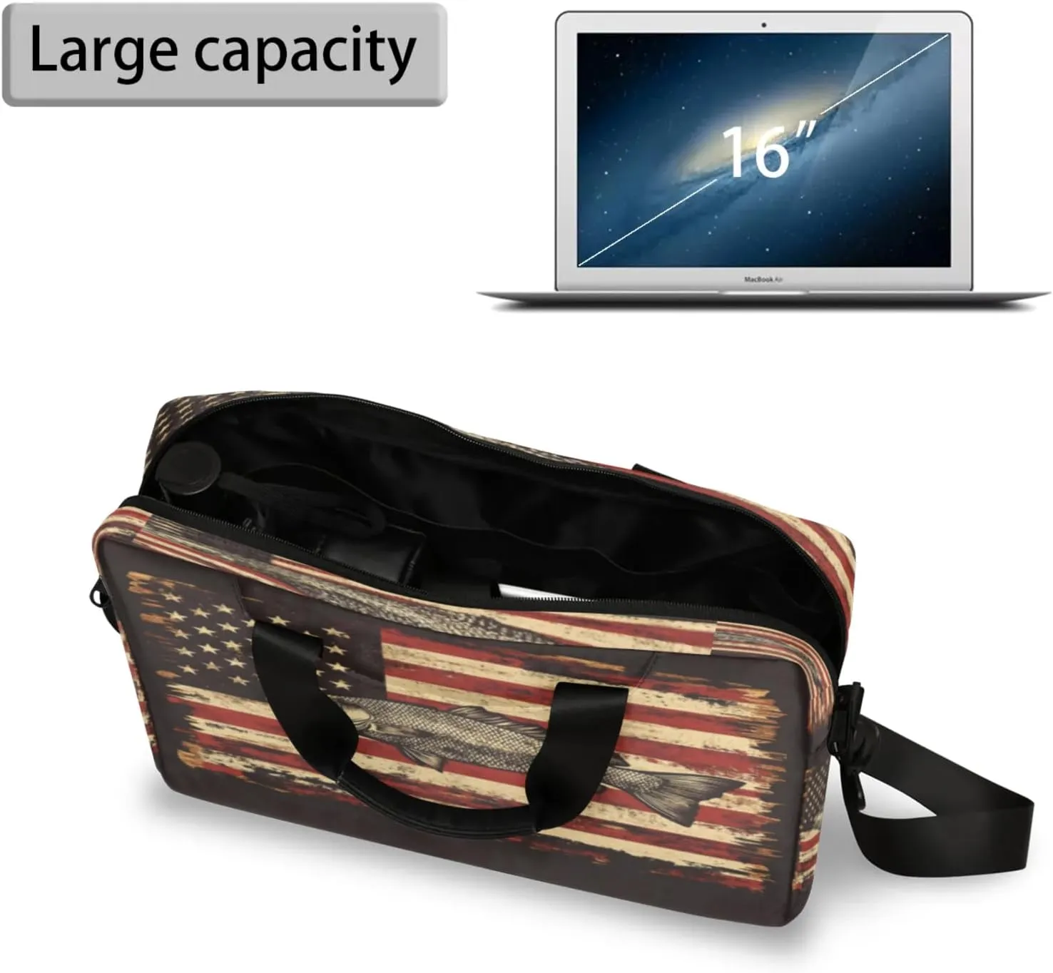 Laptop Shoulder Bag Compatible with Handle, Messenger Shoulder Case for Tablet, Laptop Carrying Case