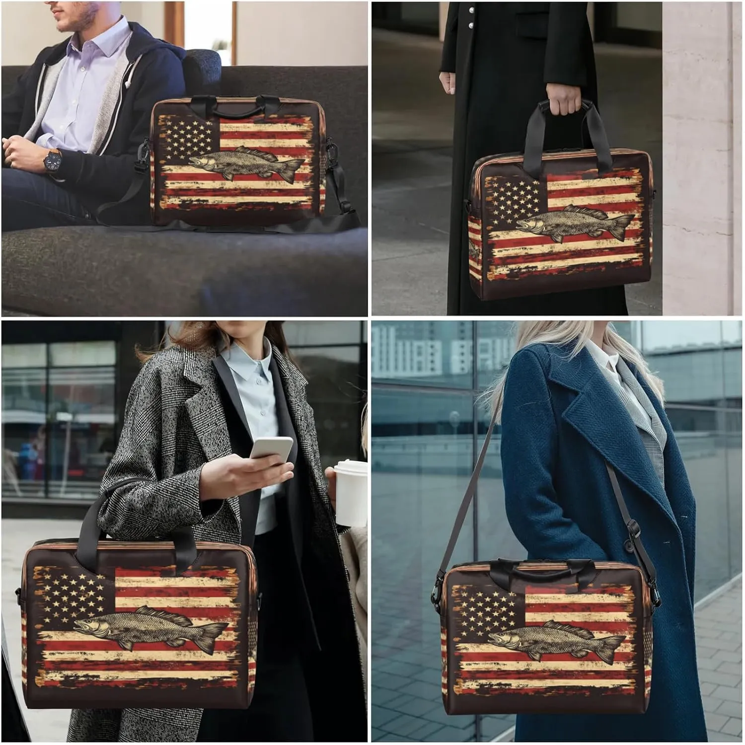 Laptop Shoulder Bag Compatible with Handle, Messenger Shoulder Case for Tablet, Laptop Carrying Case