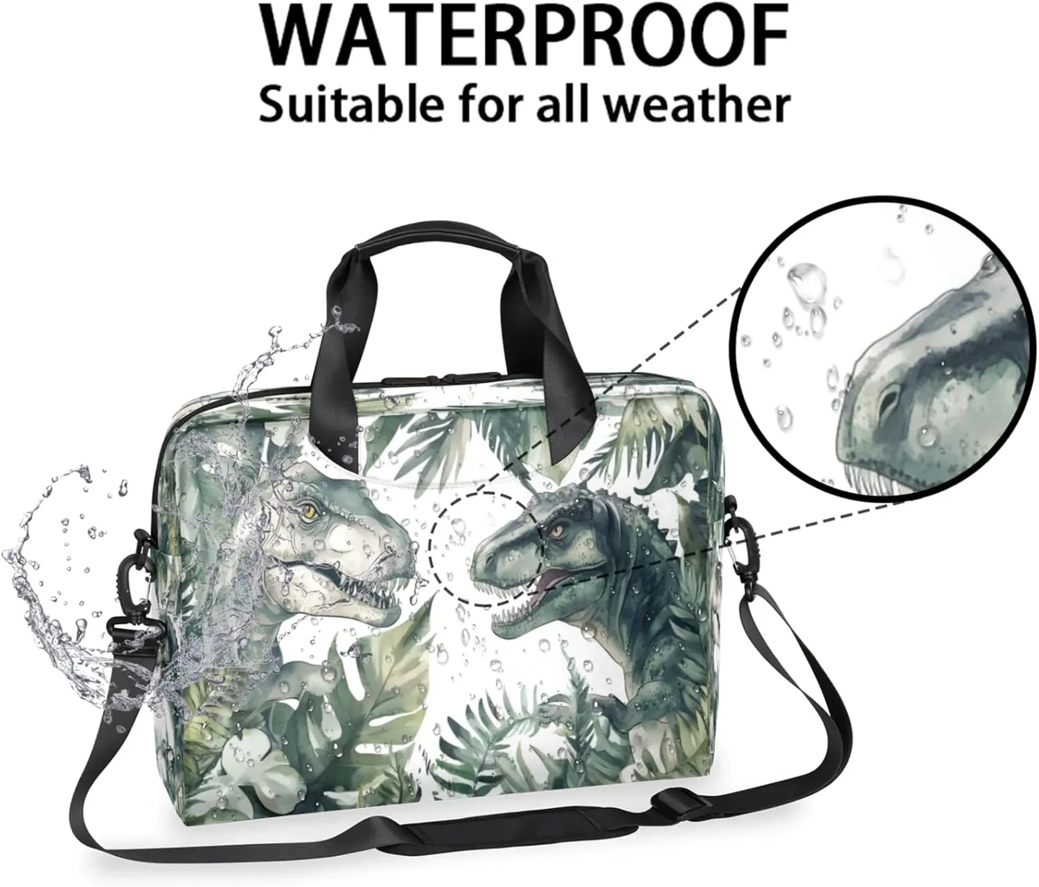 Laptop Shoulder Bag Compatible with Handle, Messenger Shoulder Case for Tablet, Laptop Carrying Case