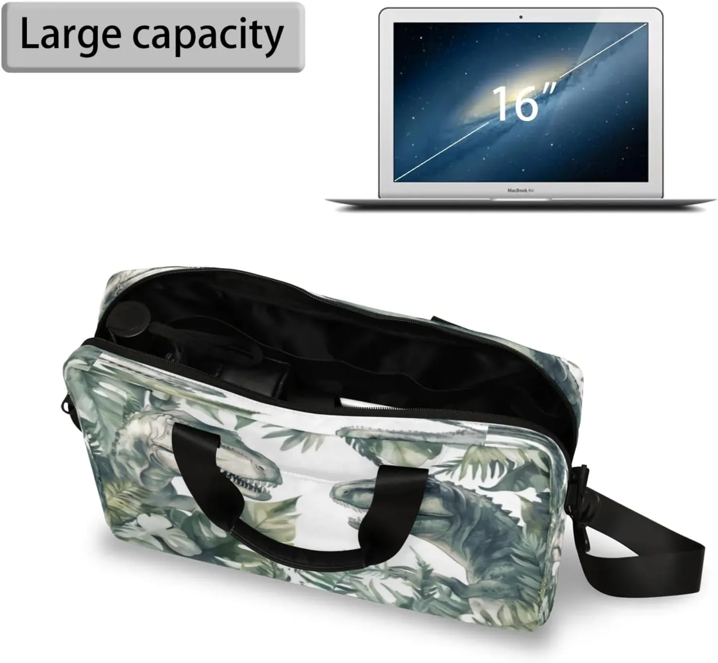 Laptop Shoulder Bag Compatible with Handle, Messenger Shoulder Case for Tablet, Laptop Carrying Case