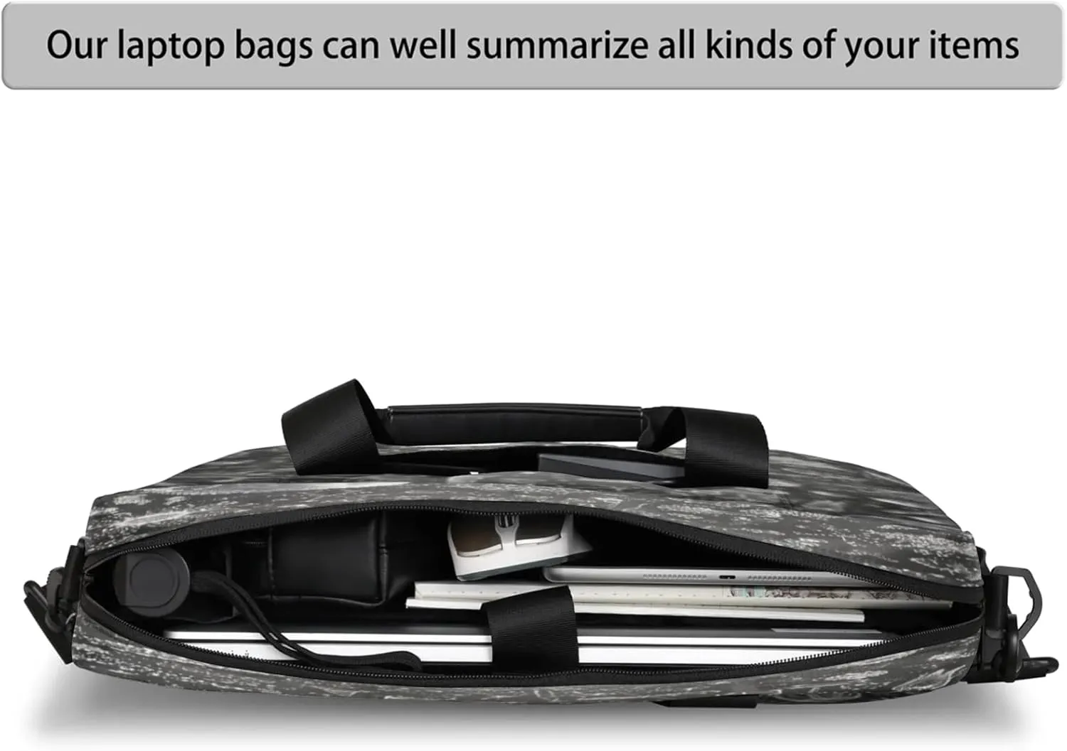 Laptop Shoulder Bag Compatible with Handle, Messenger Shoulder Case for Tablet, Laptop Carrying Case