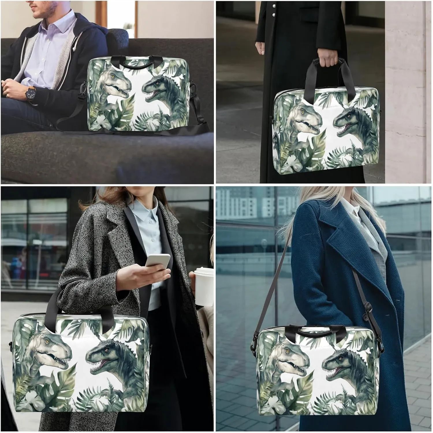 Laptop Shoulder Bag Compatible with Handle, Messenger Shoulder Case for Tablet, Laptop Carrying Case