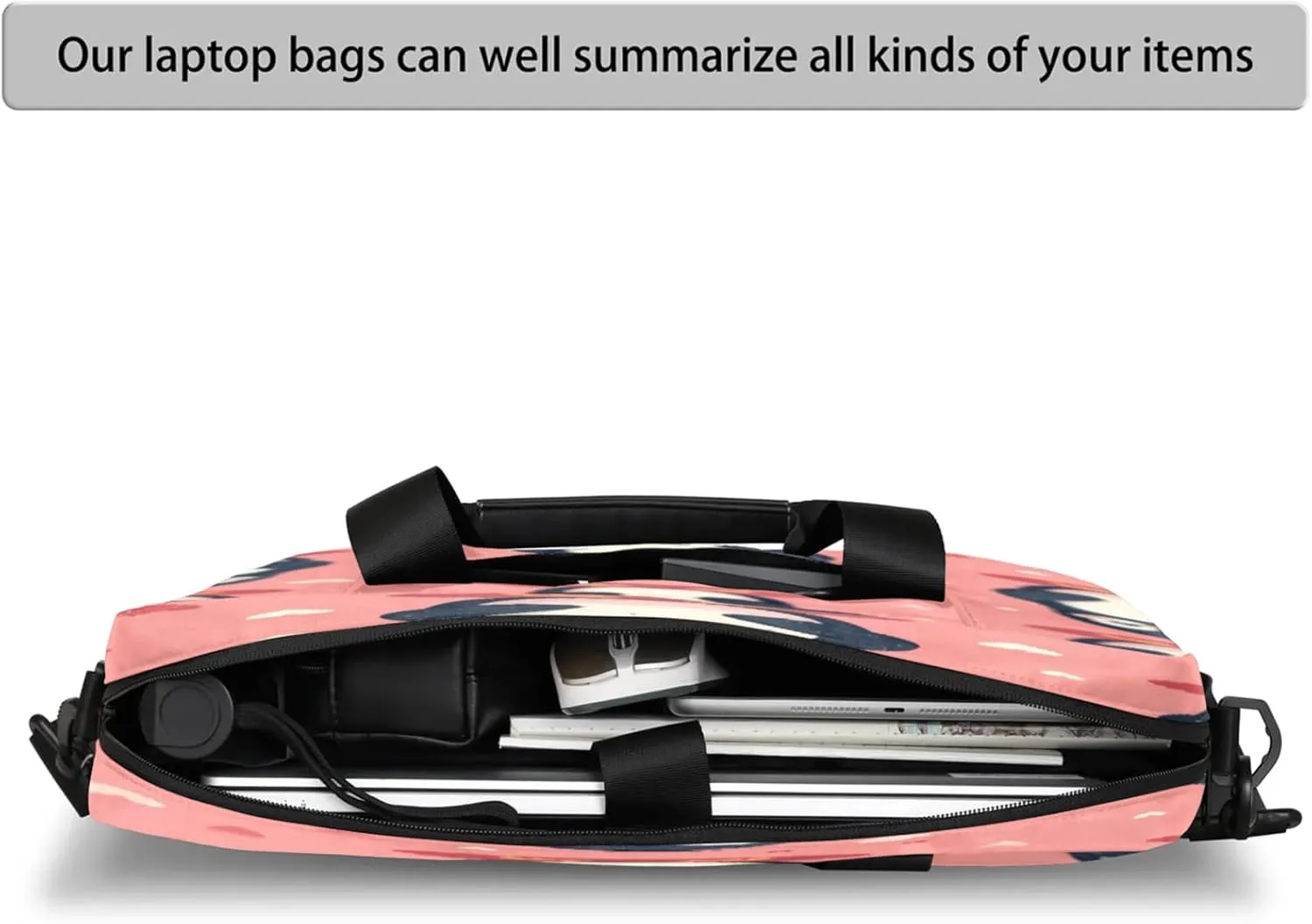 Laptop Shoulder Bag Compatible with Handle, Messenger Shoulder Case for Tablet, Laptop Carrying Case