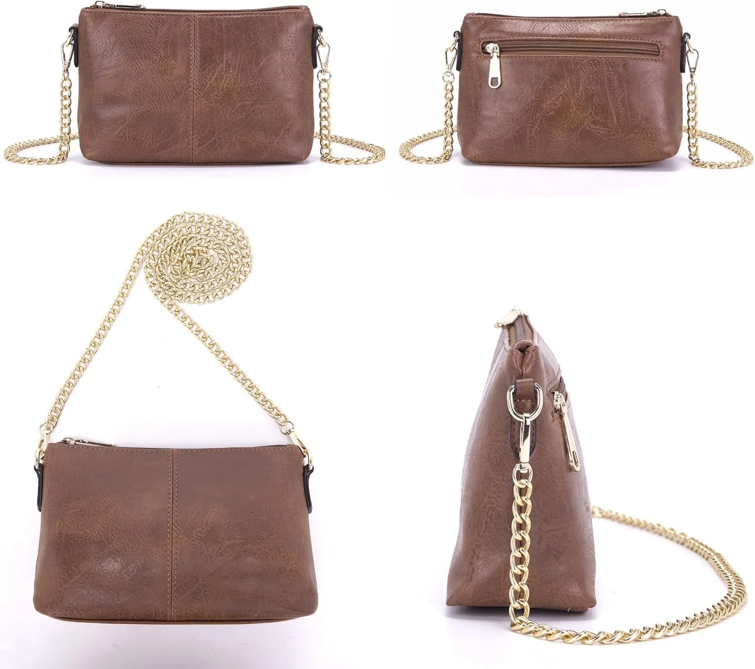 Large Crossbody Purses Set For Women Shoulder Tote Handbags Ladies Hobo Bags With Matching Wallet 4PCS