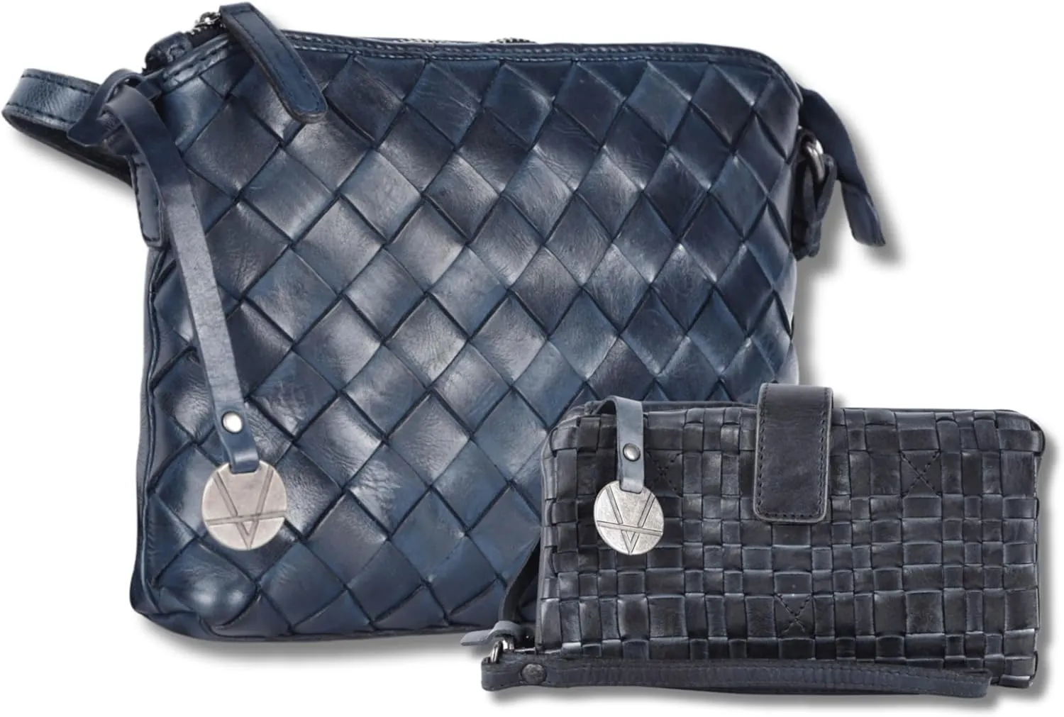 Leather Crossbody bag & Wallets for Women, Wallet for Ladies Zipper Coin Purse