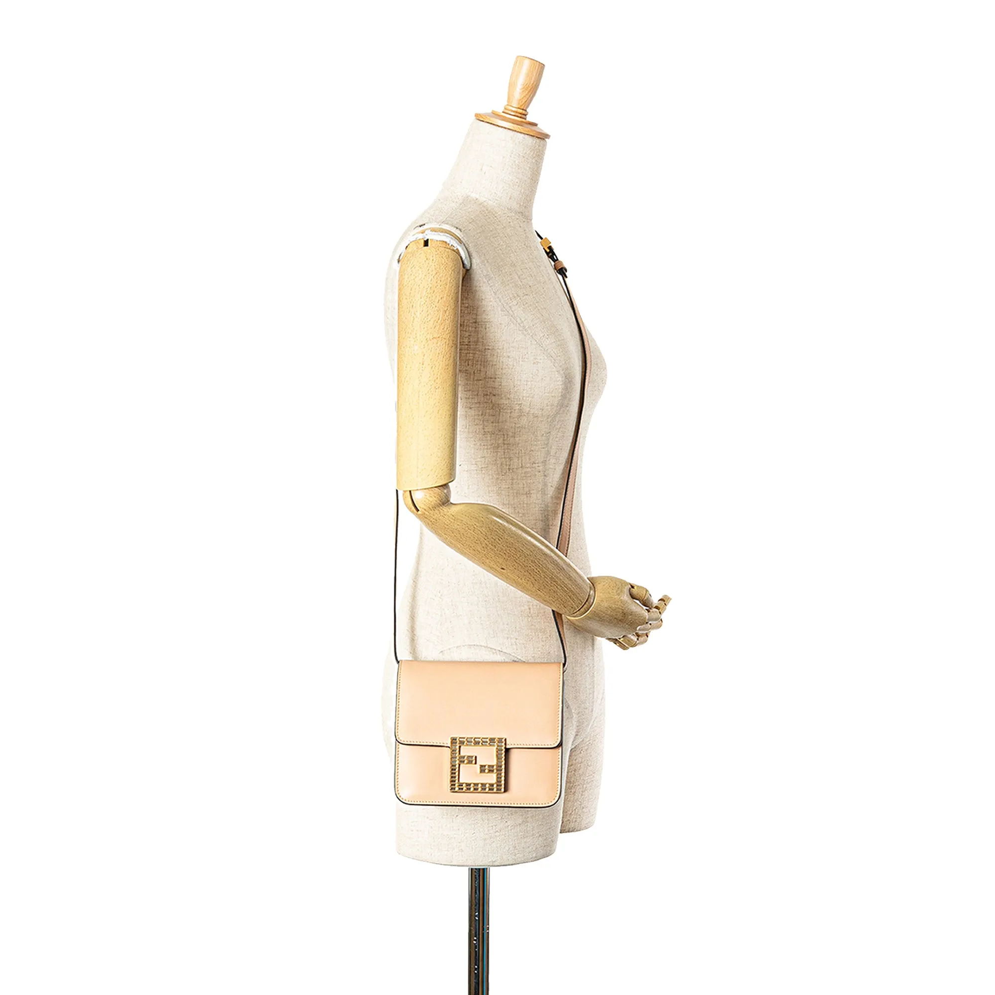 Leather Crystal Fab Crossbody