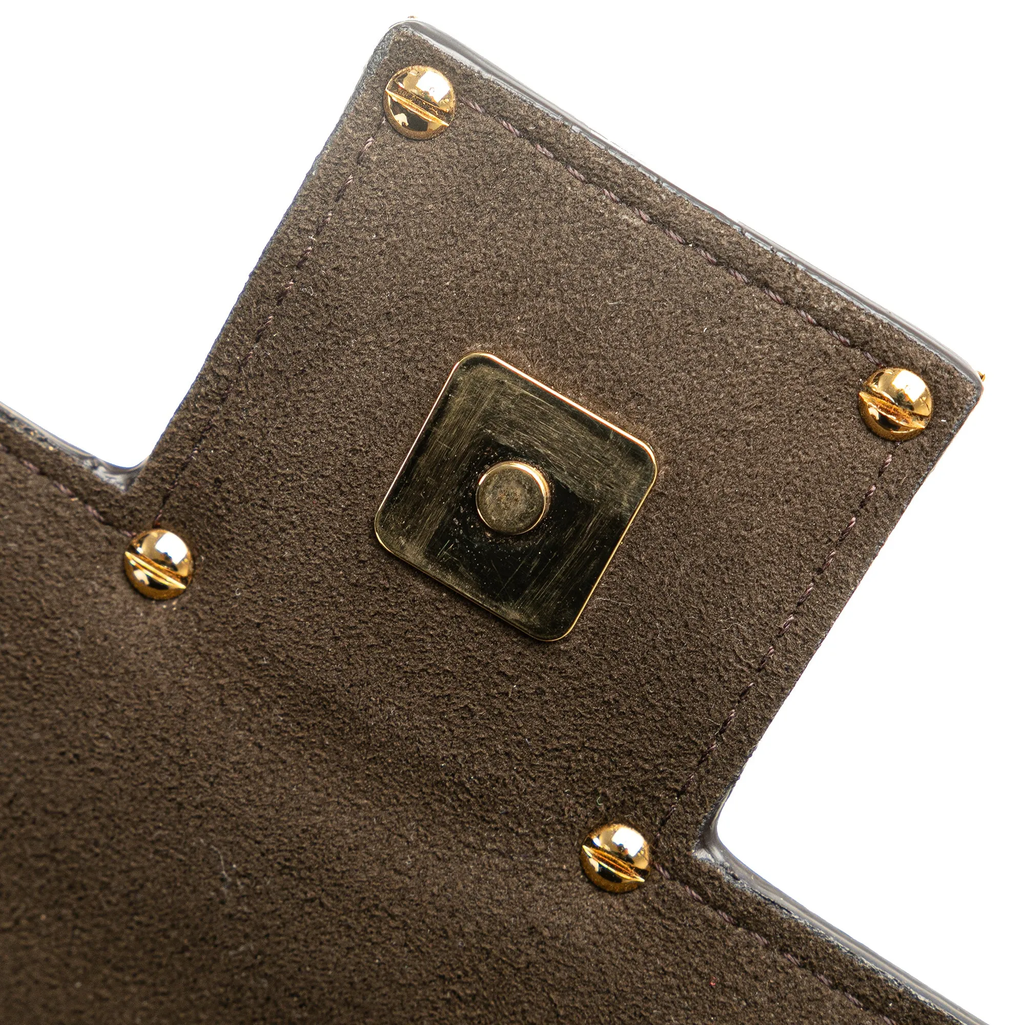Leather Crystal Fab Crossbody