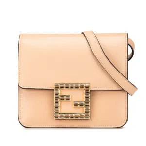 Leather Crystal Fab Crossbody