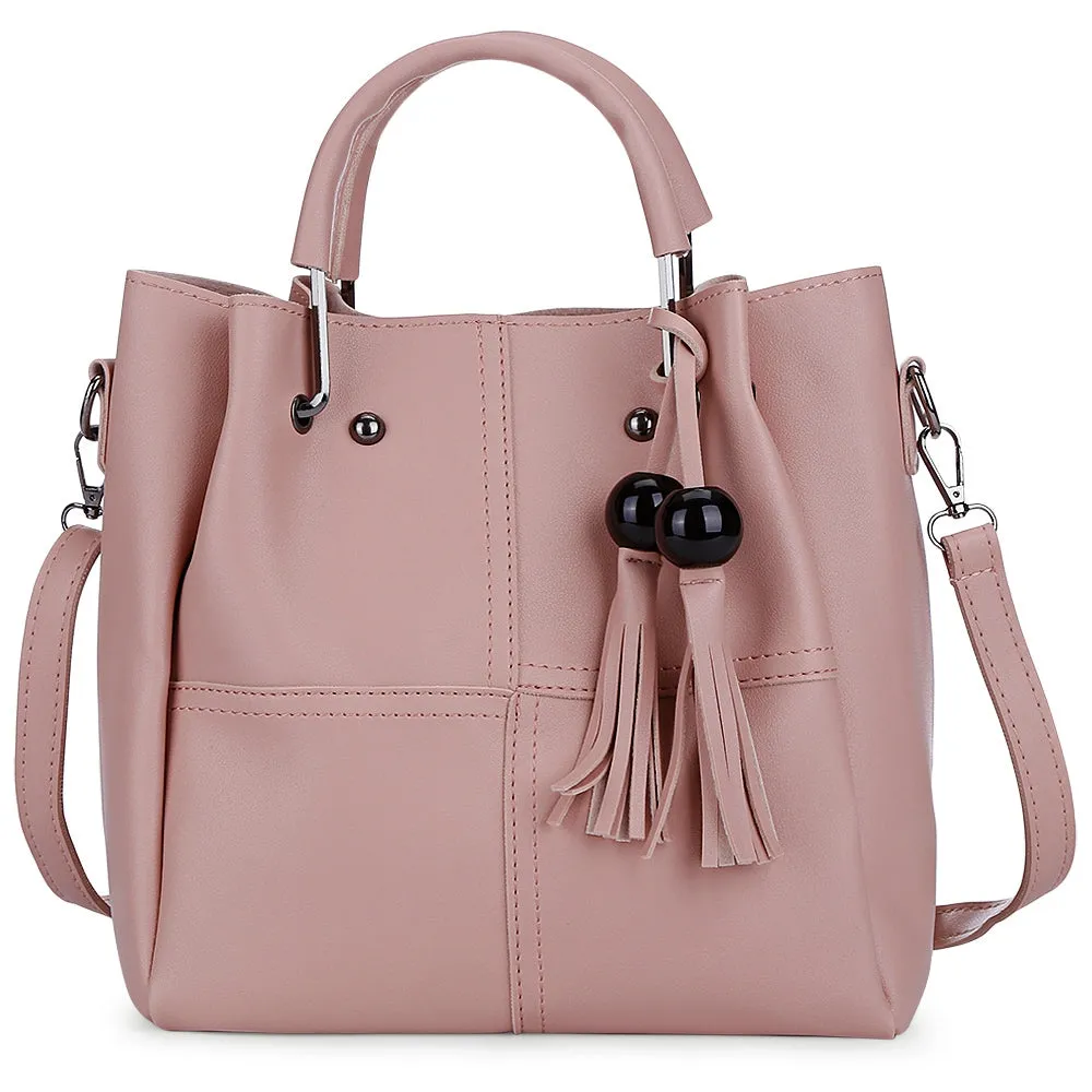 Leather Handbag Women Shoulder Bag Card Holder