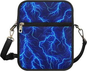 Leather Messenger Bag for Women Crossbody Cell Phone Purse Small Shoulder Pouch for Outdoor 9.5 inch