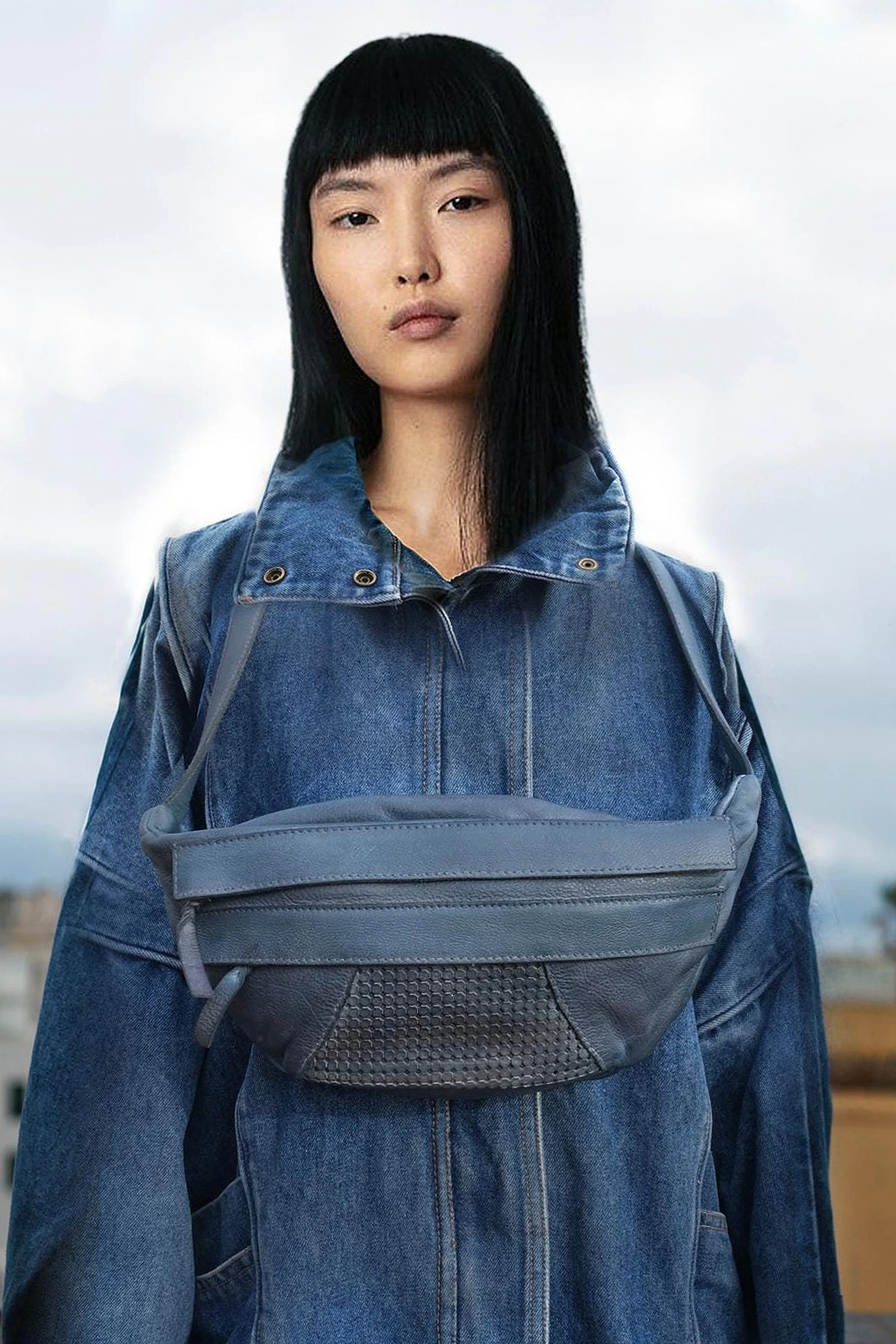 Leather Sling Crossbody Bag
