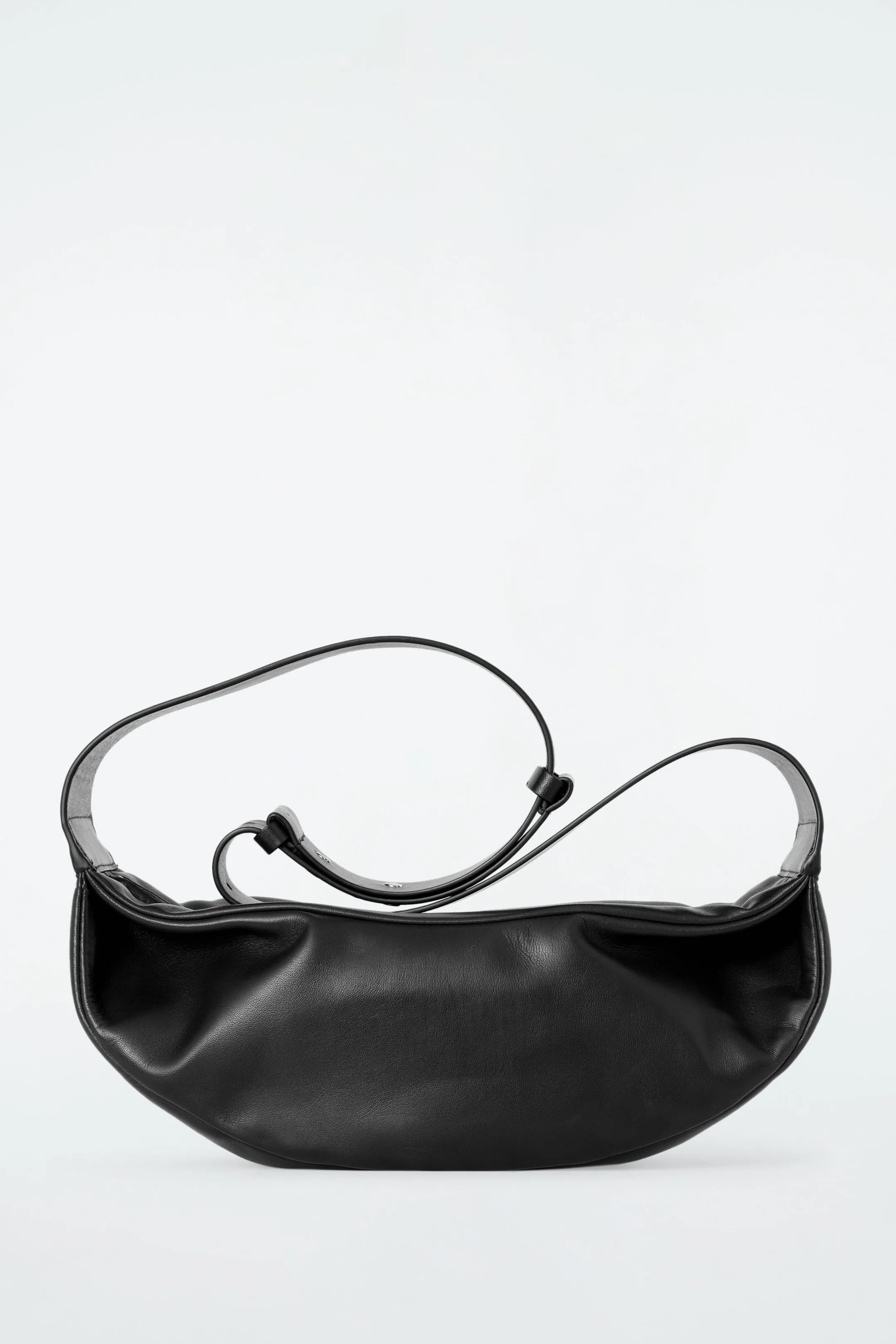 Leather swing crossbody bag