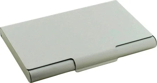 Lexon Business Card Holder Silver Colour
