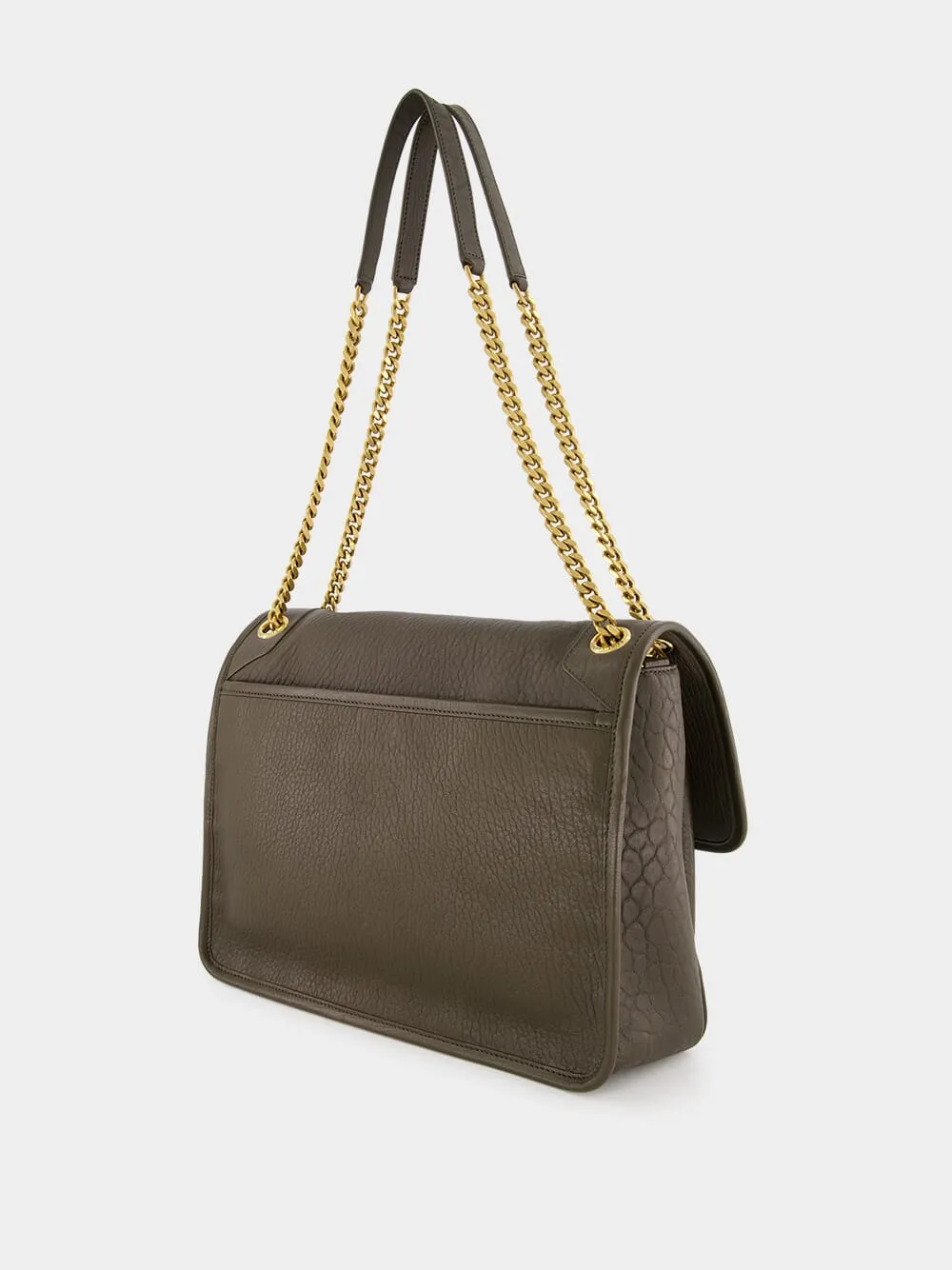 Light Musk Niki Large Grained Lambskin Bag