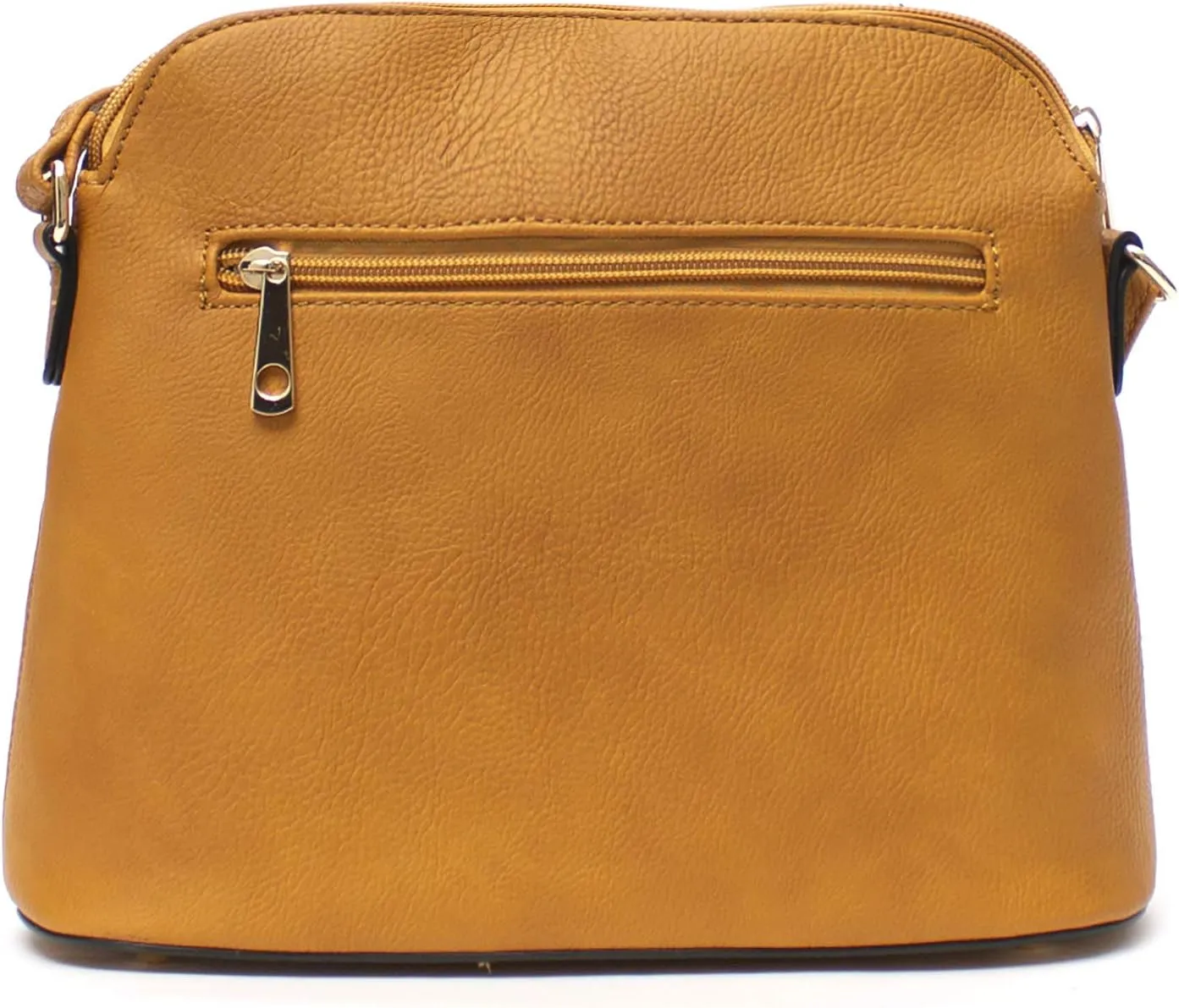 Lightweight Medium Dome Crossbody Bag with Tassel Zipper Pocket Adjustable Strap