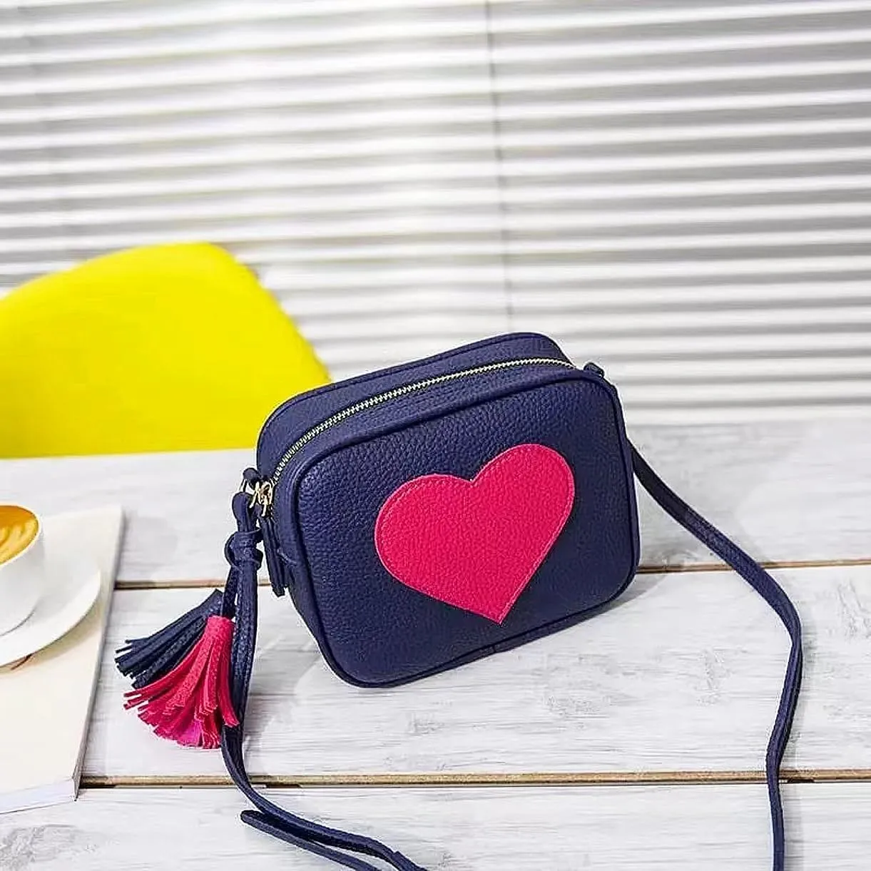 Little Girls Purse, Kids Heart Purse, Cute Crossbody Bag with Small Teens Girls Wallet Gift