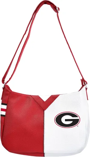 Littlearth NFL Pebble Split Hobo Bag, 14 x 4 x 10.5