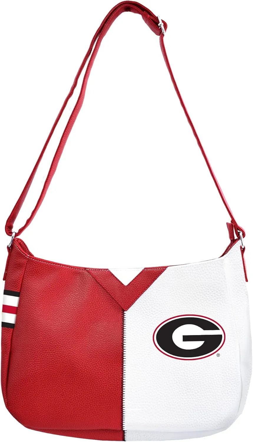 Littlearth NFL Pebble Split Hobo Bag, 14 x 4 x 10.5