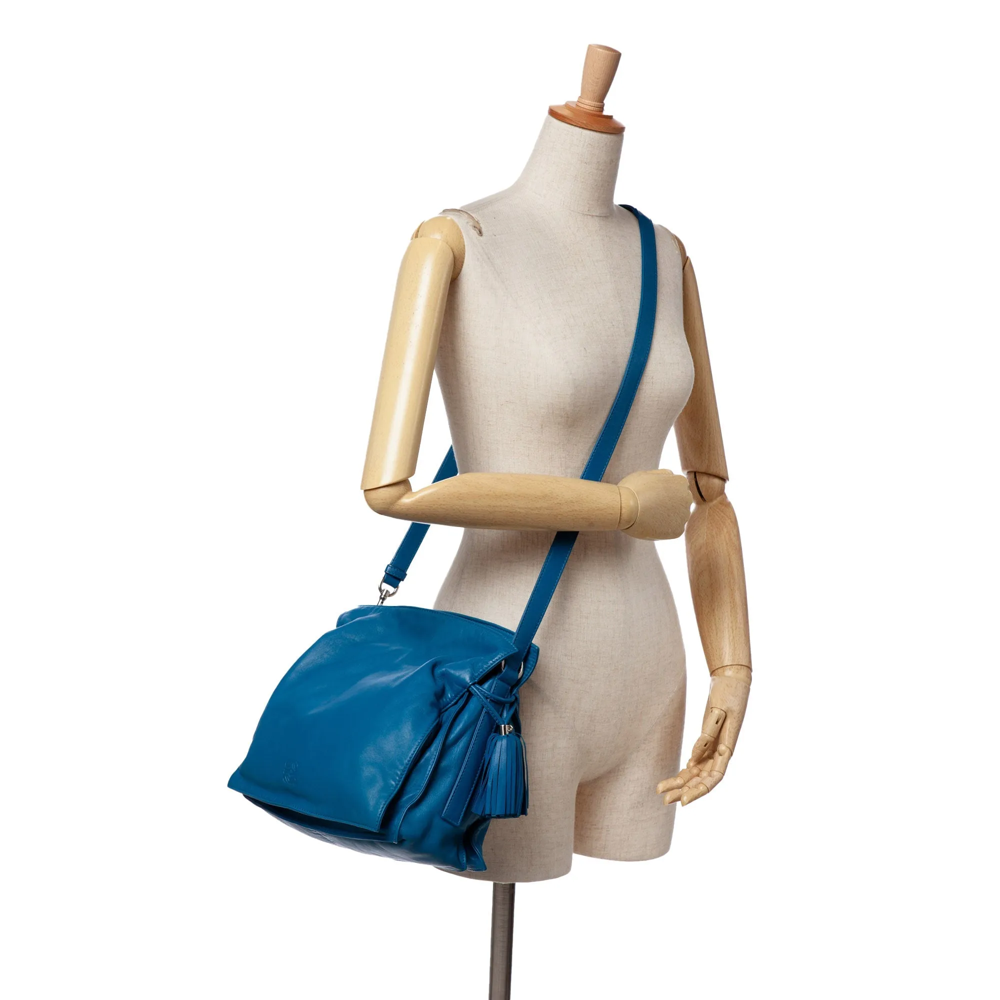 LOEWE Nappa Flamenco Tassel Crossbody