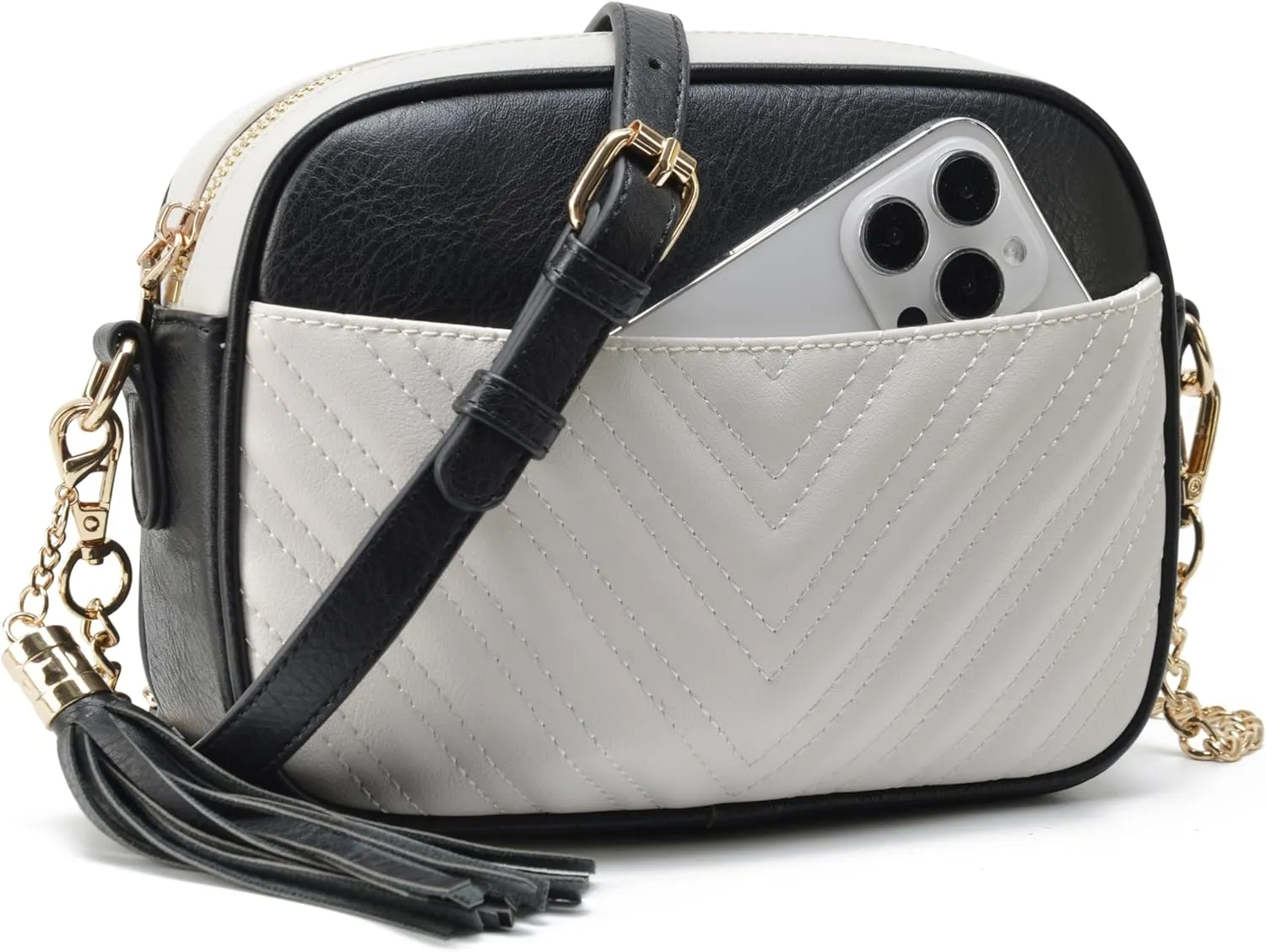 lola mae Quilted Crossbody Bag, Trendy Design Shoulder Purse