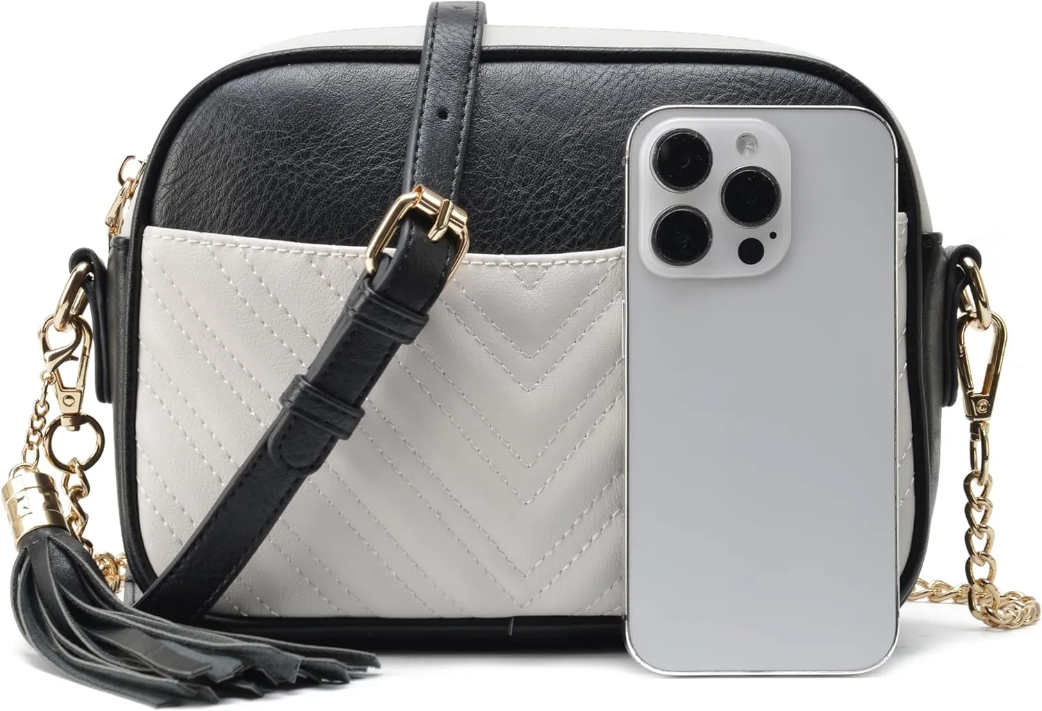 lola mae Quilted Crossbody Bag, Trendy Design Shoulder Purse