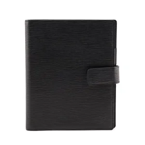 Louis Vuitton Black Epi Large Agenda Cover