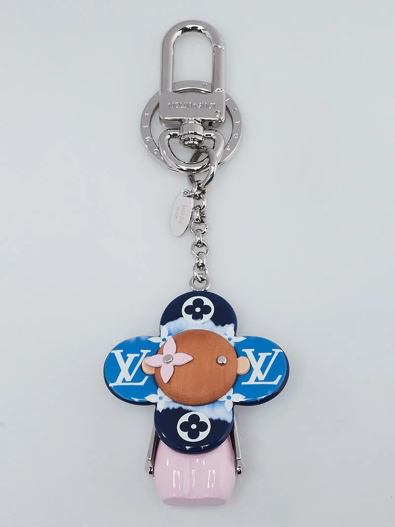 Louis Vuitton Blue and Pink Resin Escale Vivienne Key Holder and Bag Charm