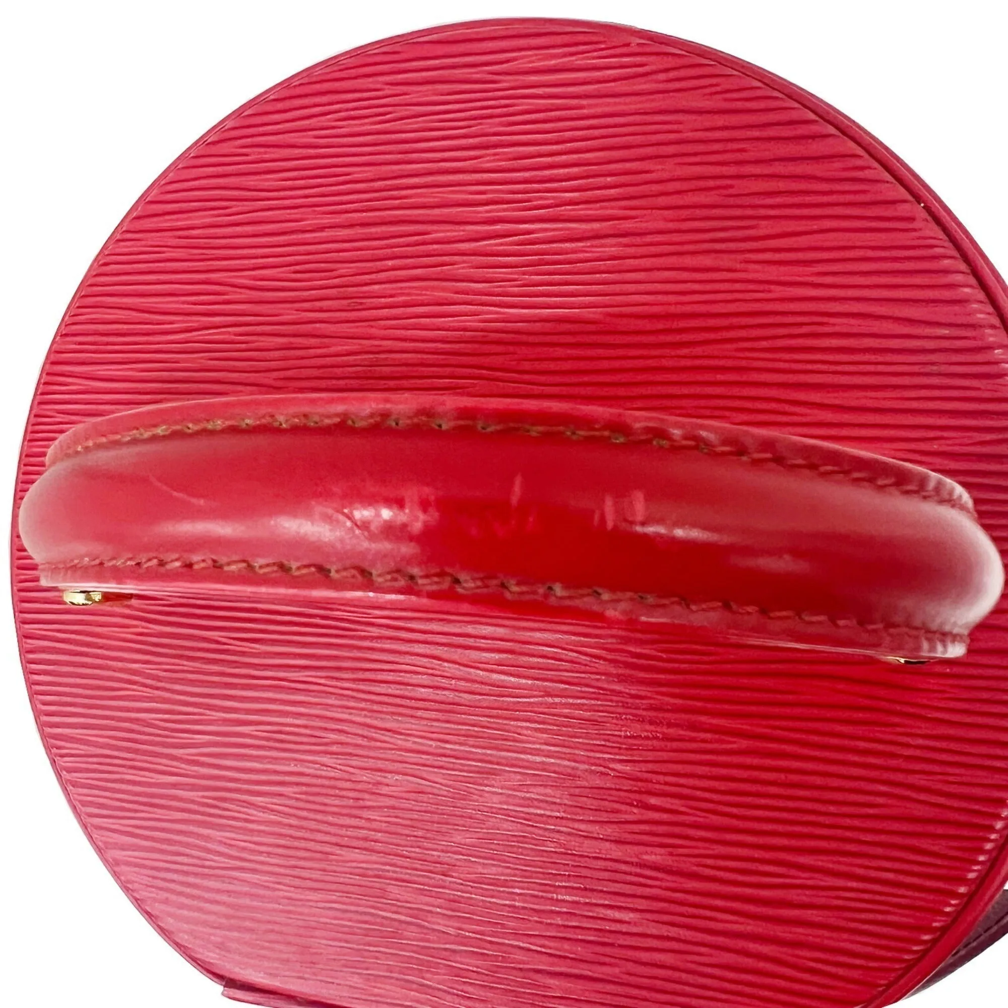 LOUIS VUITTON Cannes Vanity Bag Handbag Epi Leather M48037 AS0936 Red Ladies