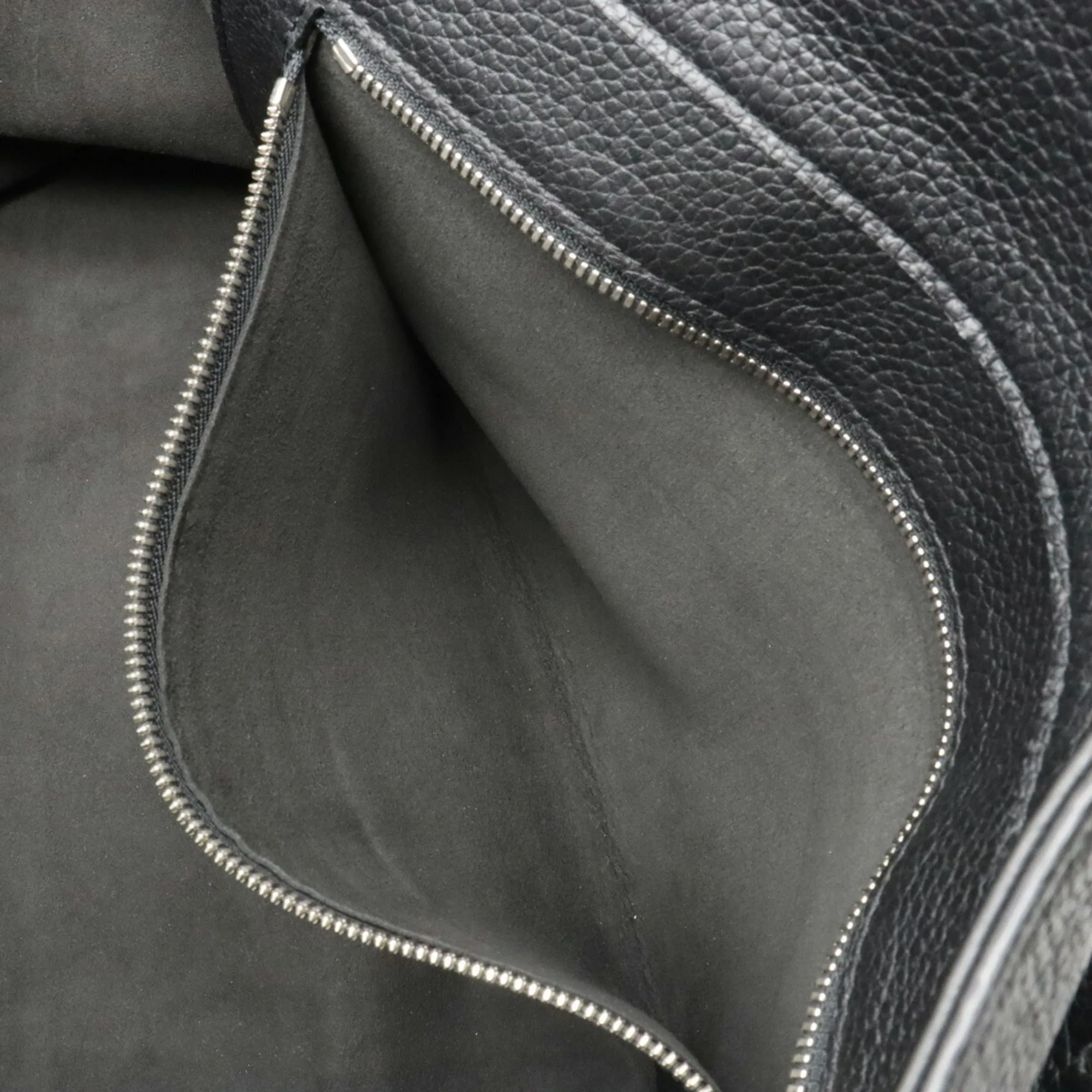 LOUIS VUITTON Cover Voyage Tote Bag Shoulder Taurillon Leather Noir Black M50086