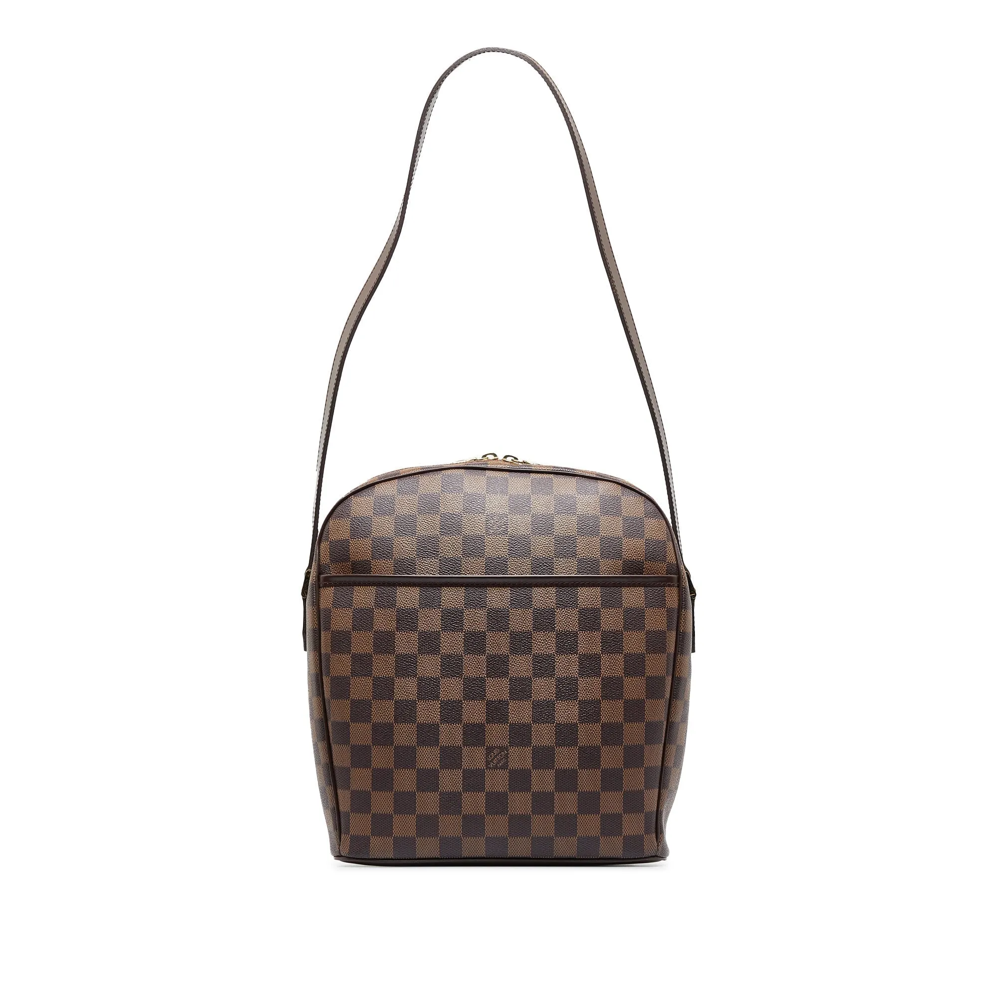LOUIS VUITTON Damier Ebene Ipanema GM Shoulder Bag