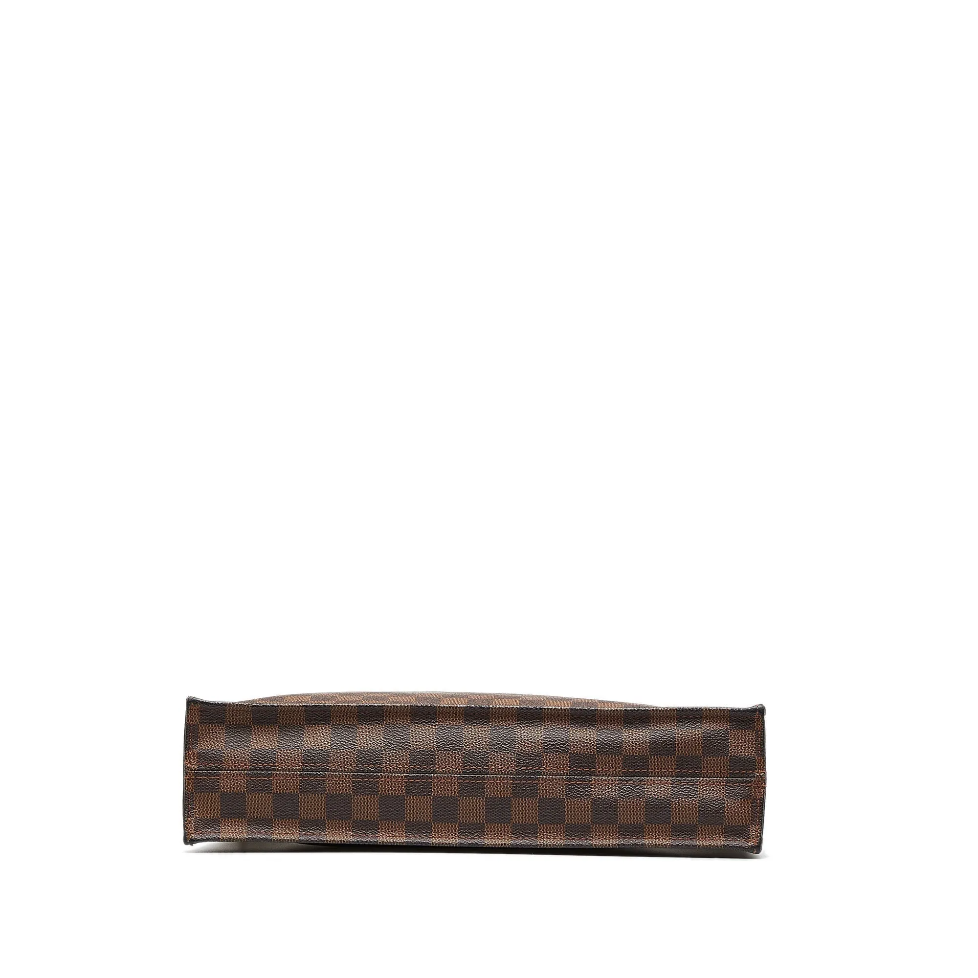LOUIS VUITTON Damier Ebene Sac Plat Tote Bag