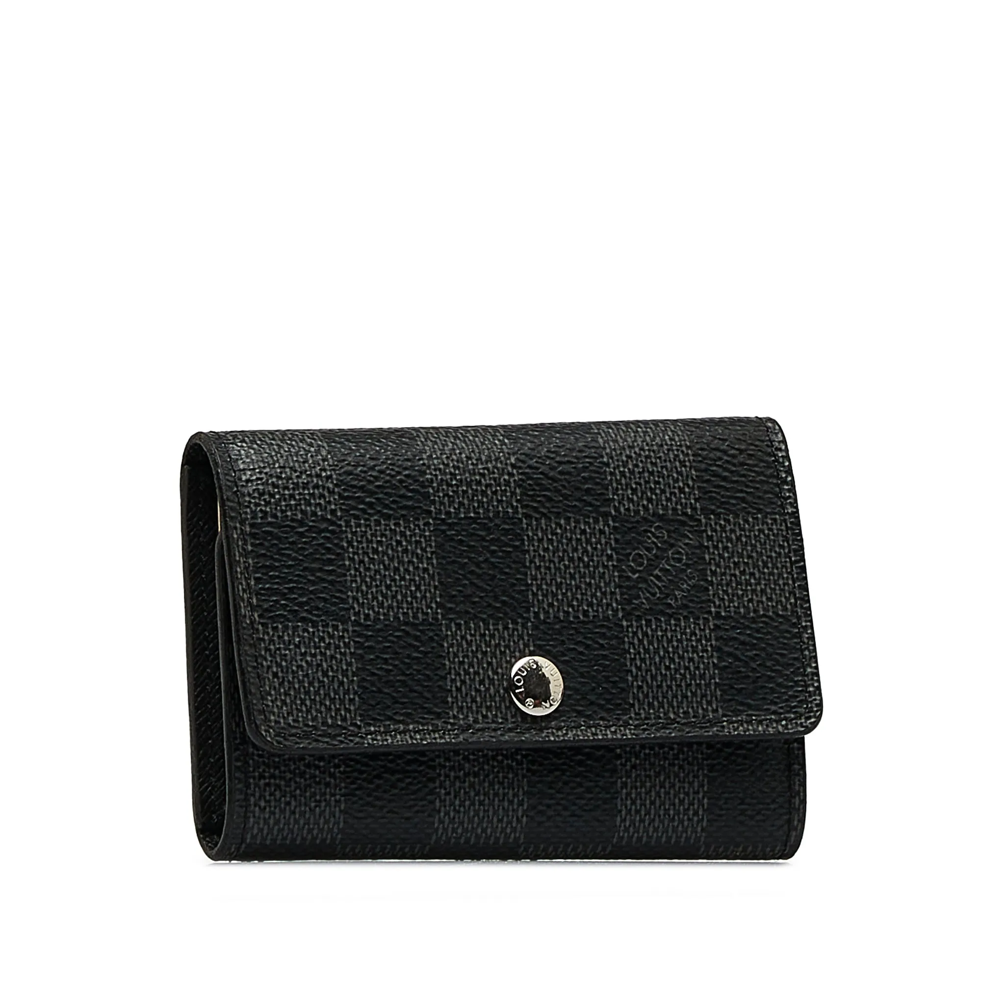 LOUIS VUITTON Damier Graphite 6 Key Holder
