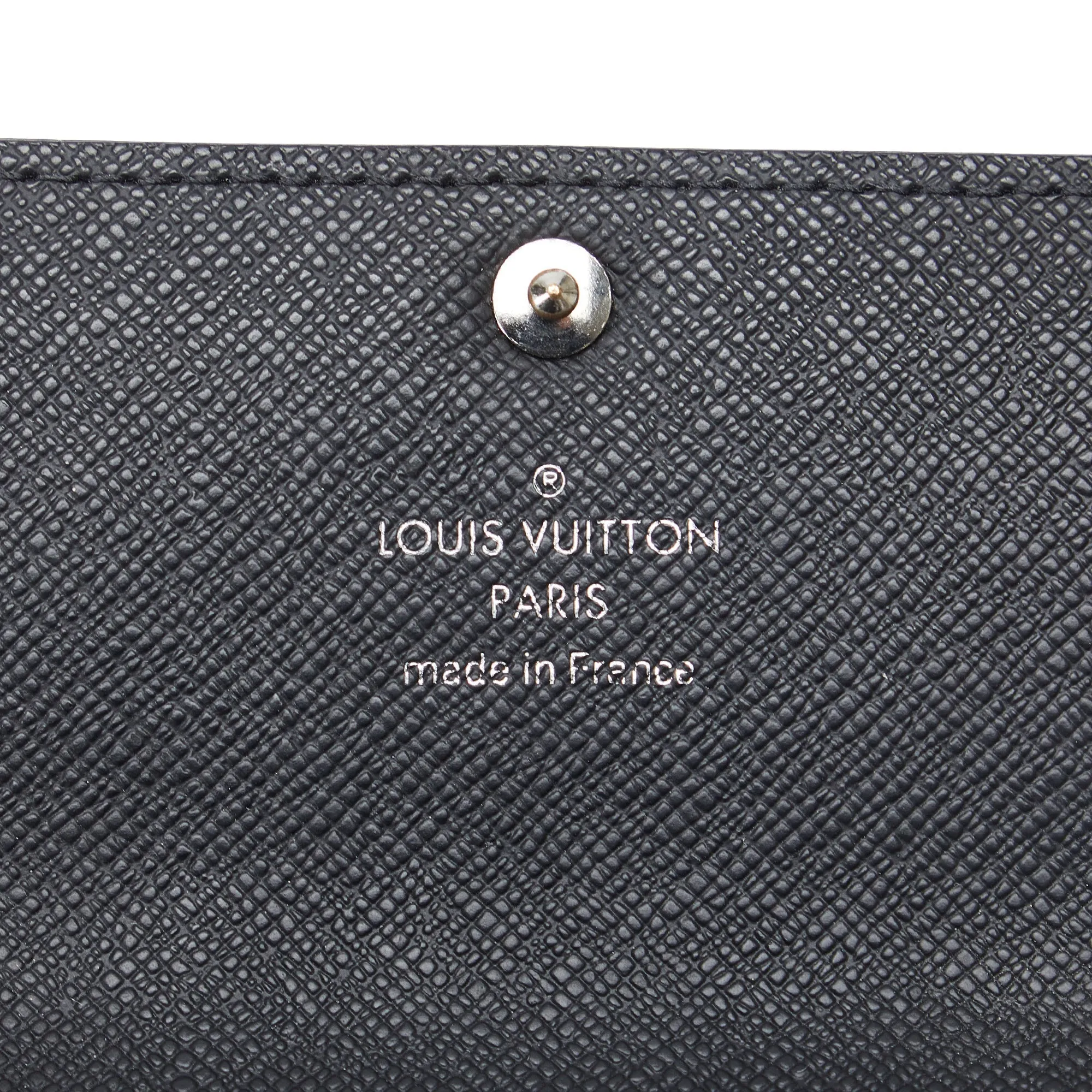 LOUIS VUITTON Damier Graphite 6 Key Holder