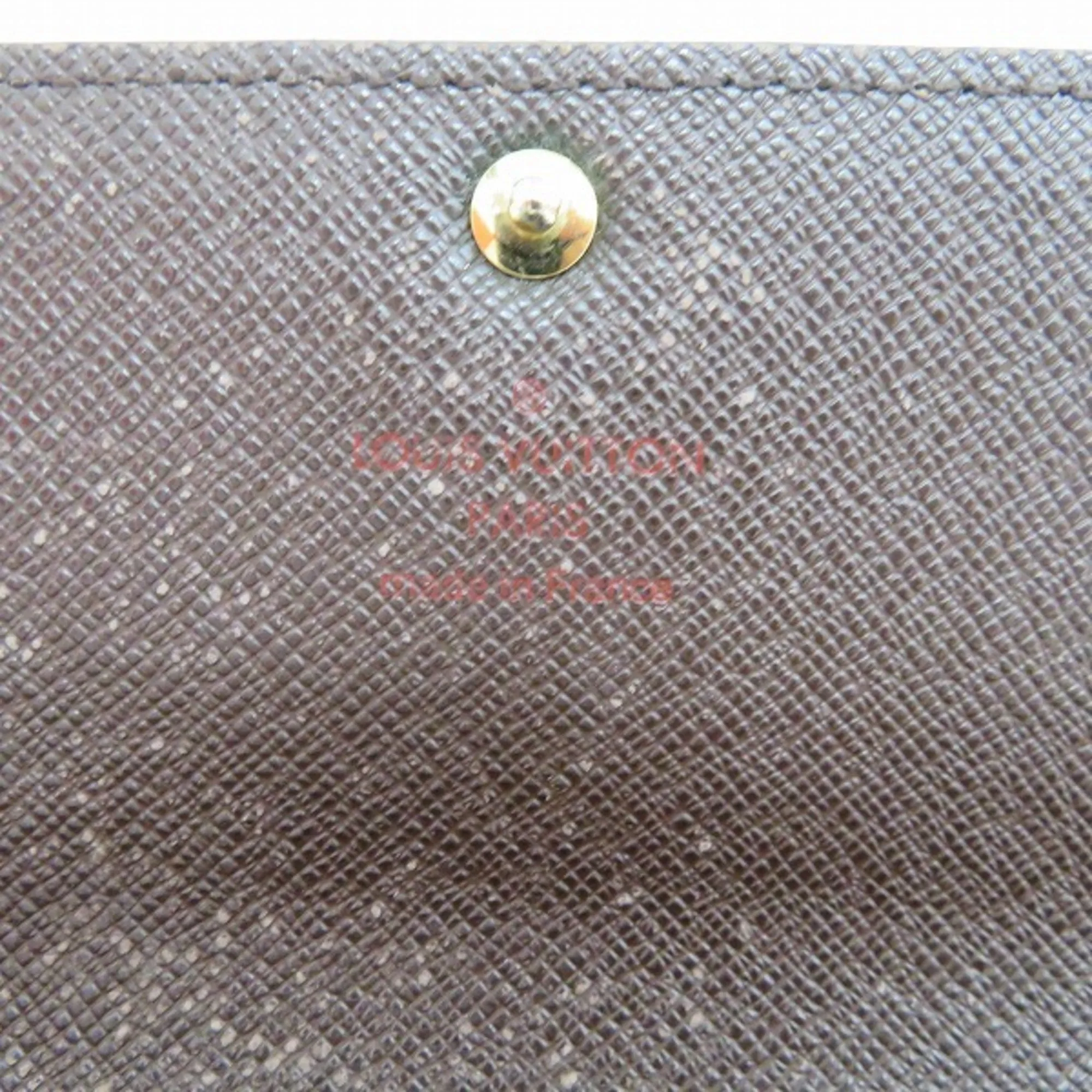 LOUIS VUITTON Damier Portefeuille Sarah N61734 Long Wallet Unisex