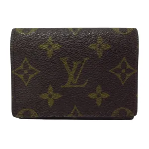 Louis Vuitton Enveloppe Carte De Visite  Canvas Wallet  ()