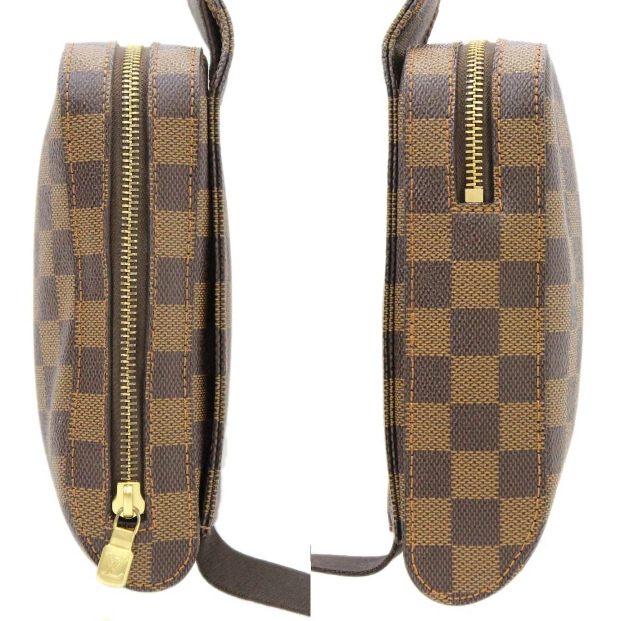 LOUIS VUITTON Jeronimos Waist Pouch Body Bag Shoulder Damier Ebene N51994 CA1097