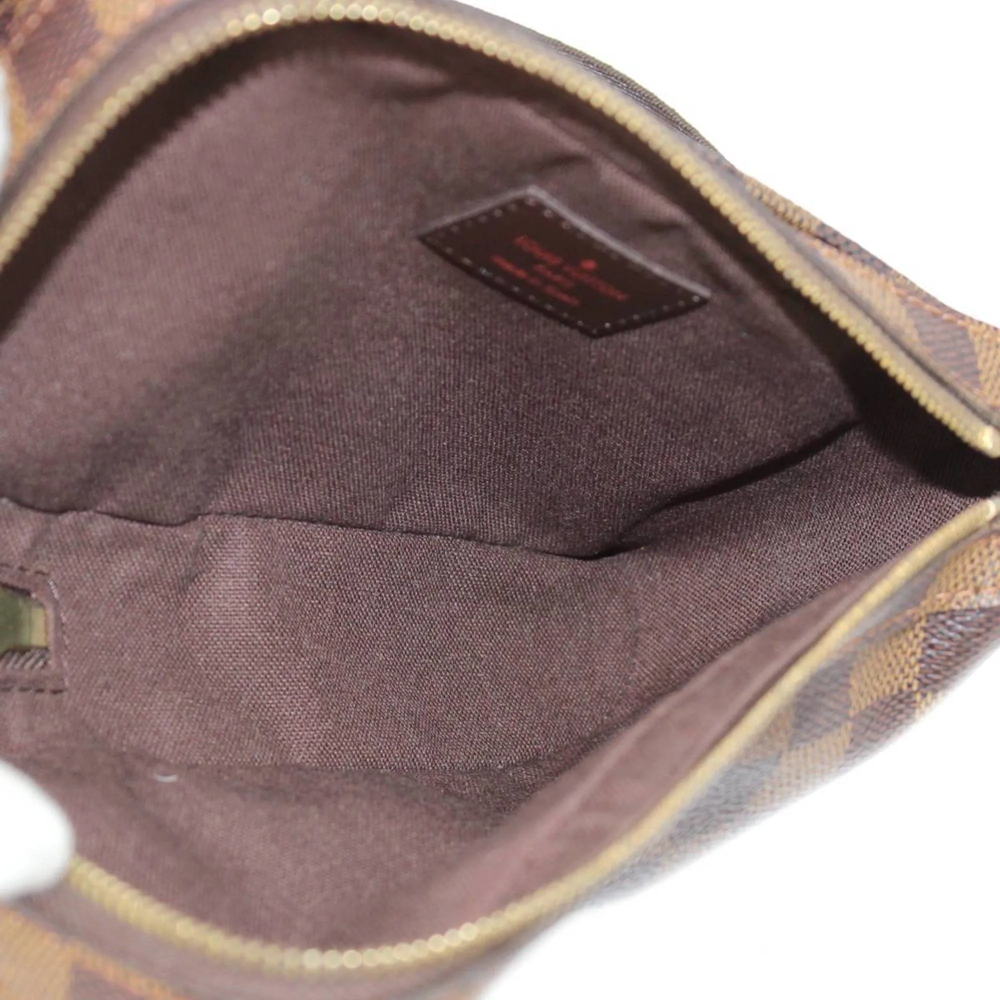 LOUIS VUITTON Jeronimos Waist Pouch Body Bag Shoulder Damier Ebene N51994 CA1097