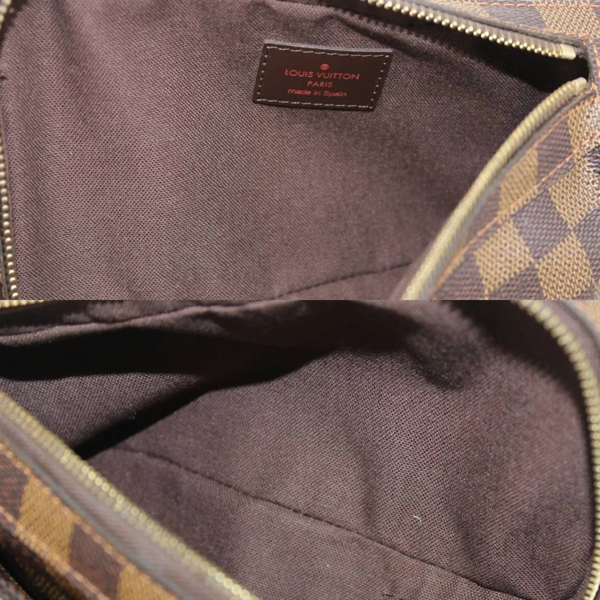 LOUIS VUITTON Jeronimos Waist Pouch Body Bag Shoulder Damier Ebene N51994 CA1097