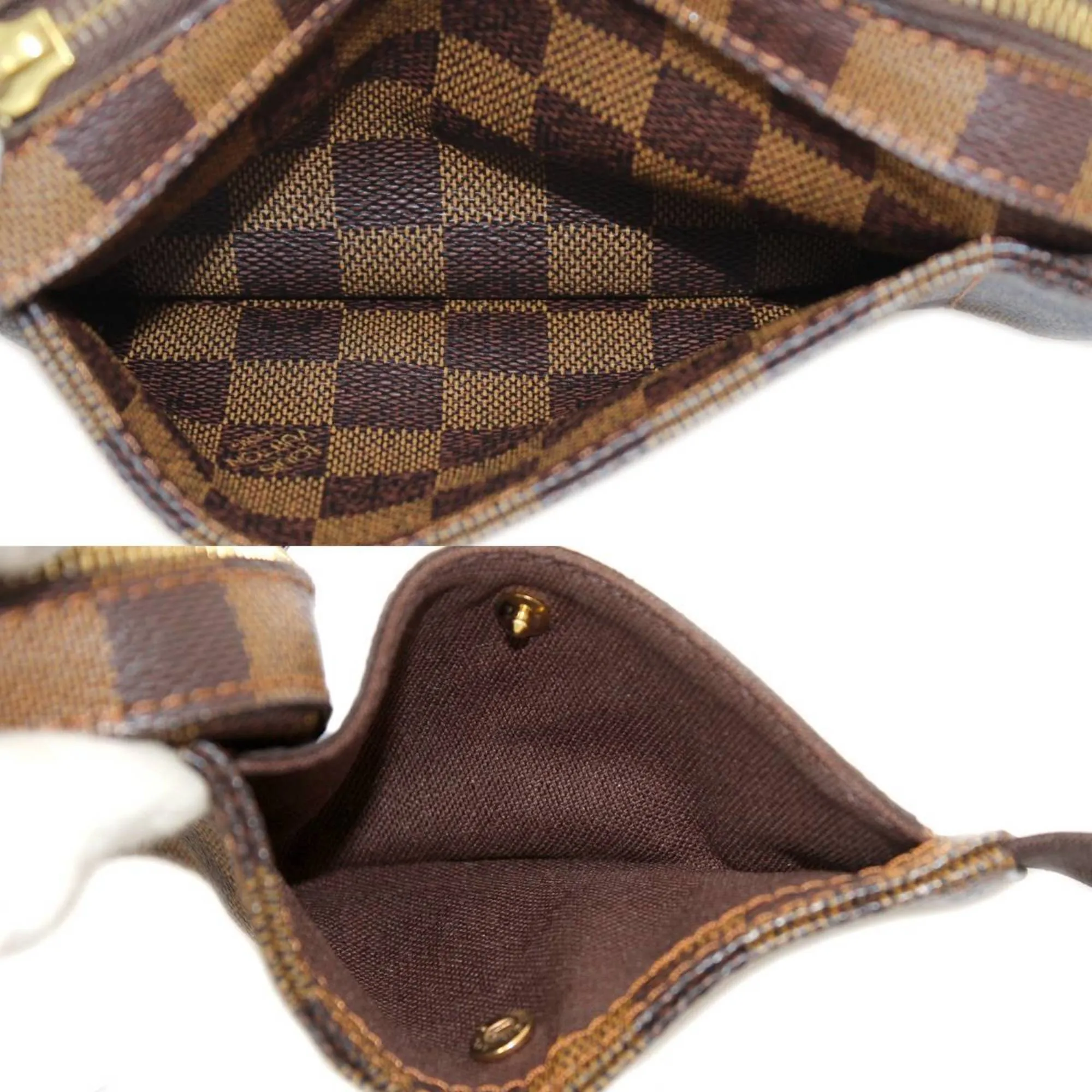 LOUIS VUITTON Jeronimos Waist Pouch Body Bag Shoulder Damier Ebene N51994 CA1097