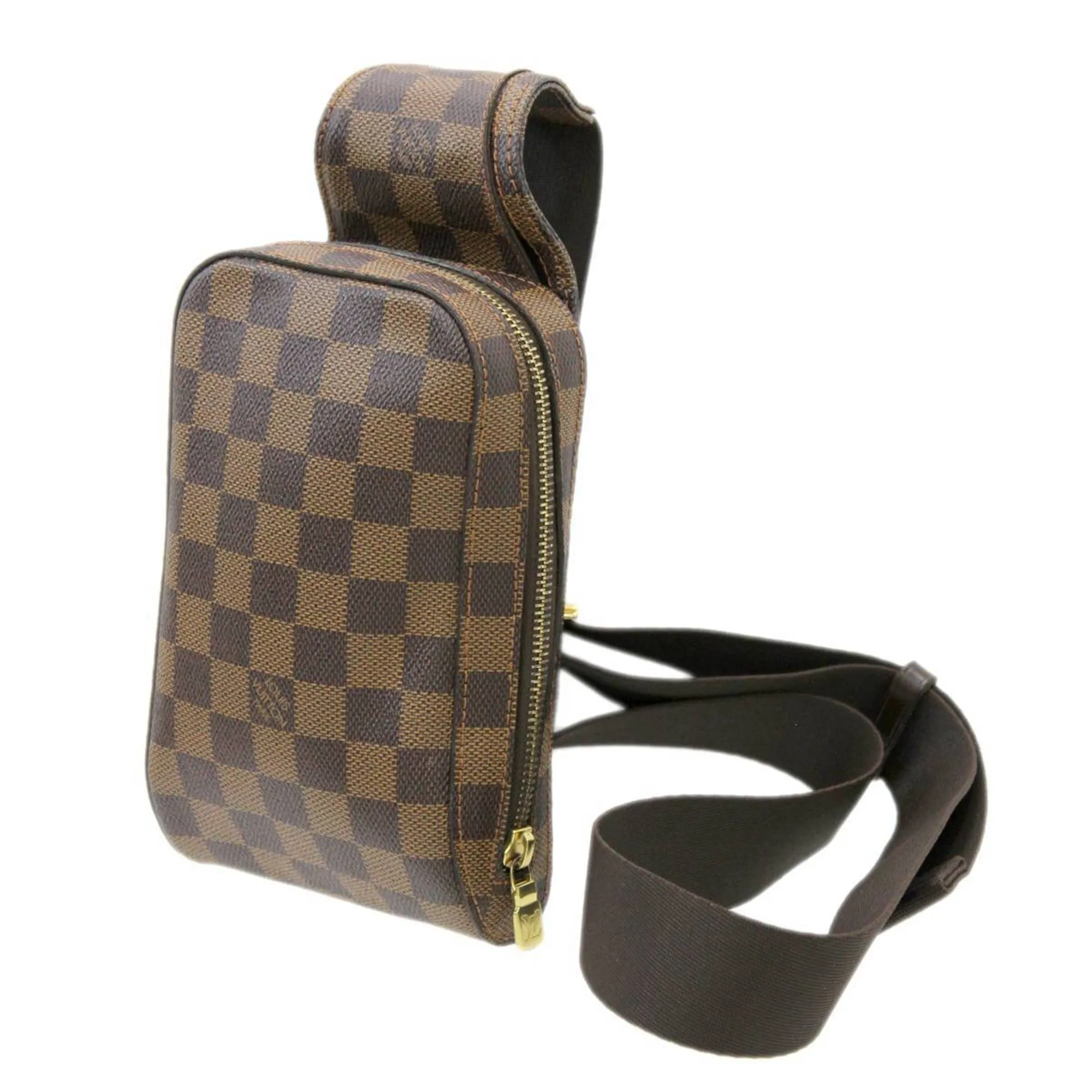 LOUIS VUITTON Jeronimos Waist Pouch Body Bag Shoulder Damier Ebene N51994 CA1097