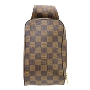 LOUIS VUITTON Jeronimos Waist Pouch Body Bag Shoulder Damier Ebene N51994 CA1097