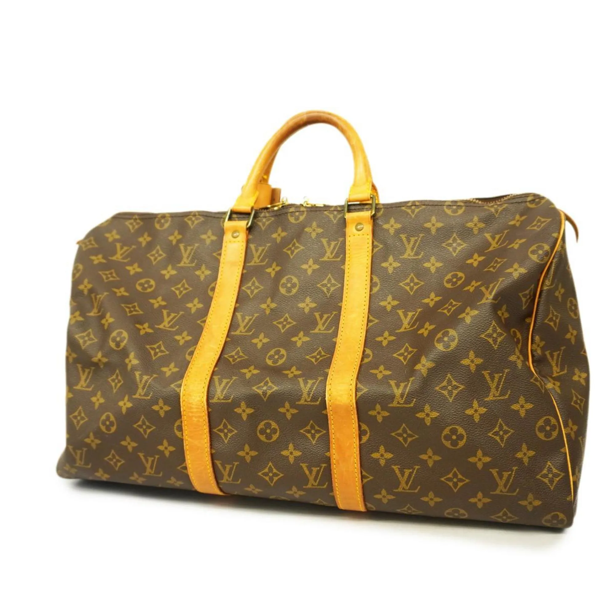 Louis Vuitton Keepall 50  Canvas Travel Bag ()