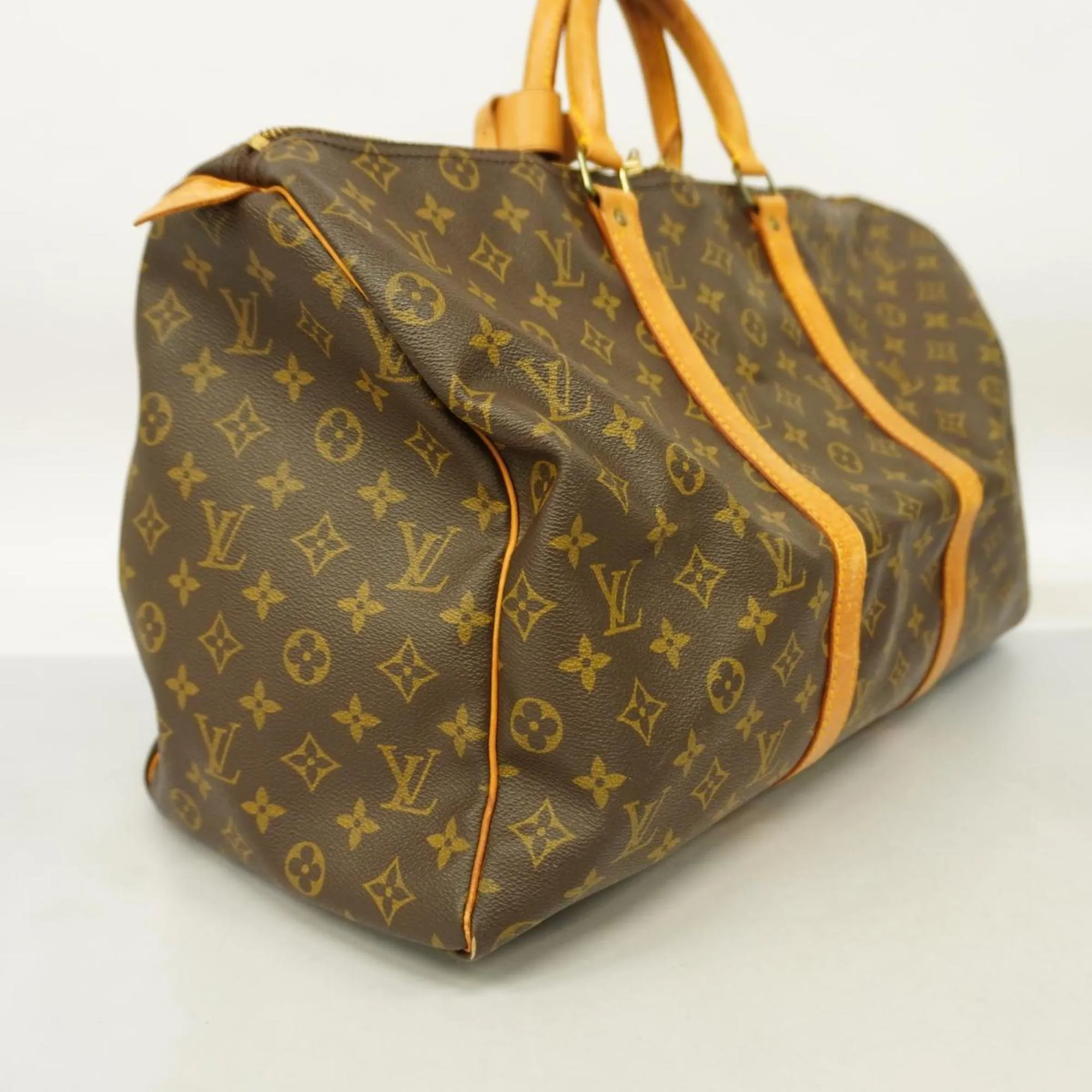 Louis Vuitton Keepall 50  Canvas Travel Bag ()