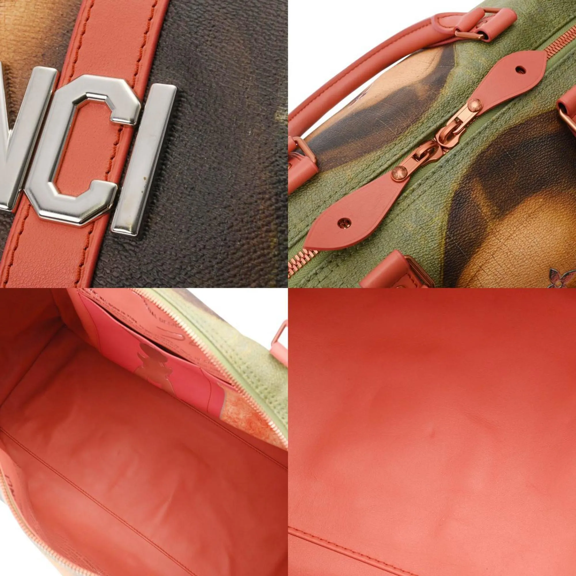 Louis Vuitton Keepall Bandouliere 50  Leather Travel Bag ()