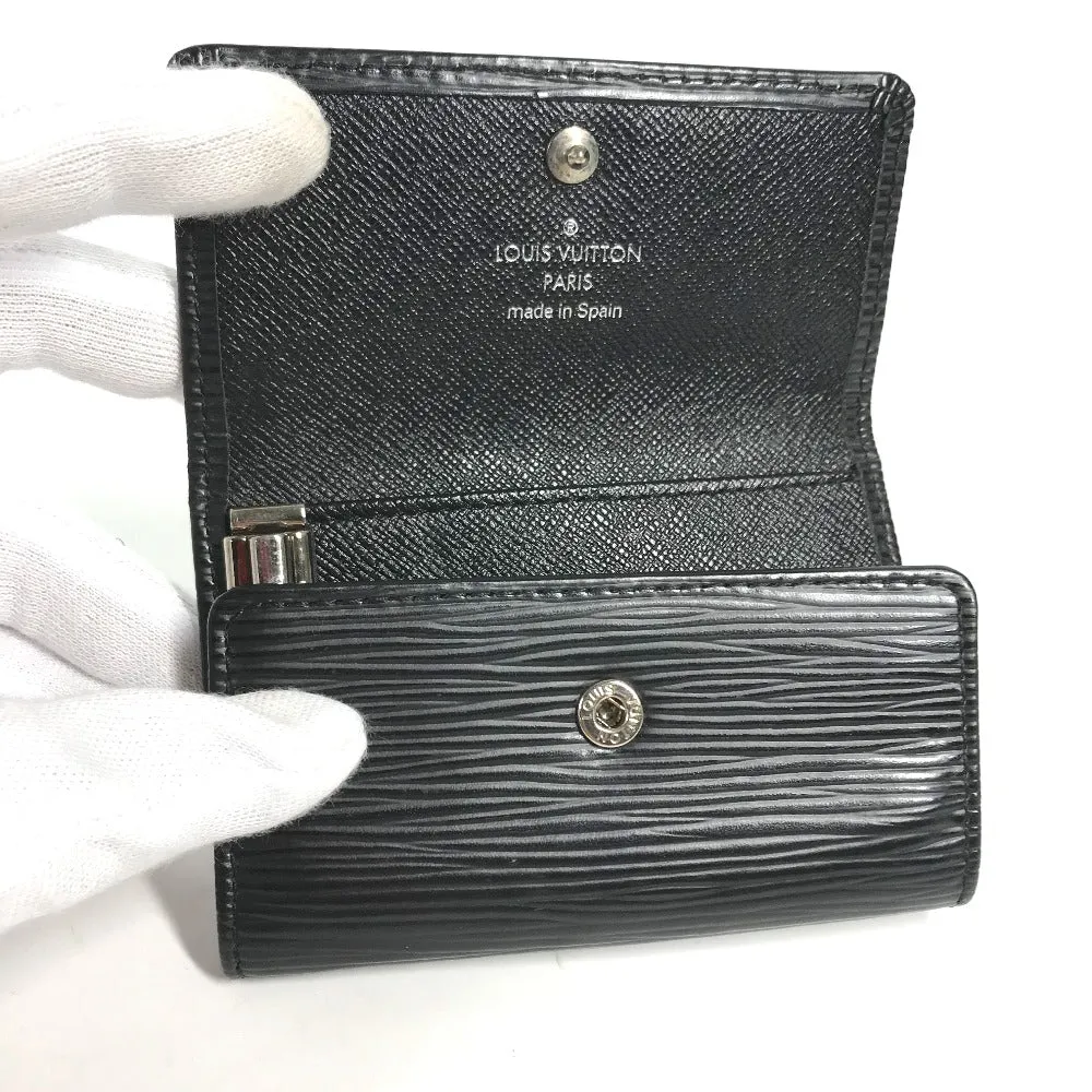 LOUIS VUITTON Key case Key holder  M63812 Epi Leather black Epi 6-key case Key holder Multicles6 mens Used