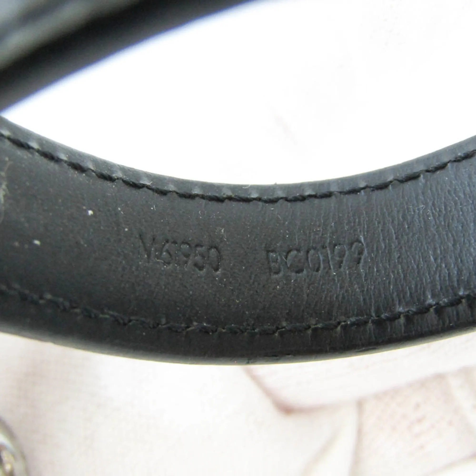 LOUIS VUITTON Monogram Eclipse MONOGRAM ECLIPSE DRAGONNE BAG CHARM & KEY HOLDER M61950 Keyring [Black]