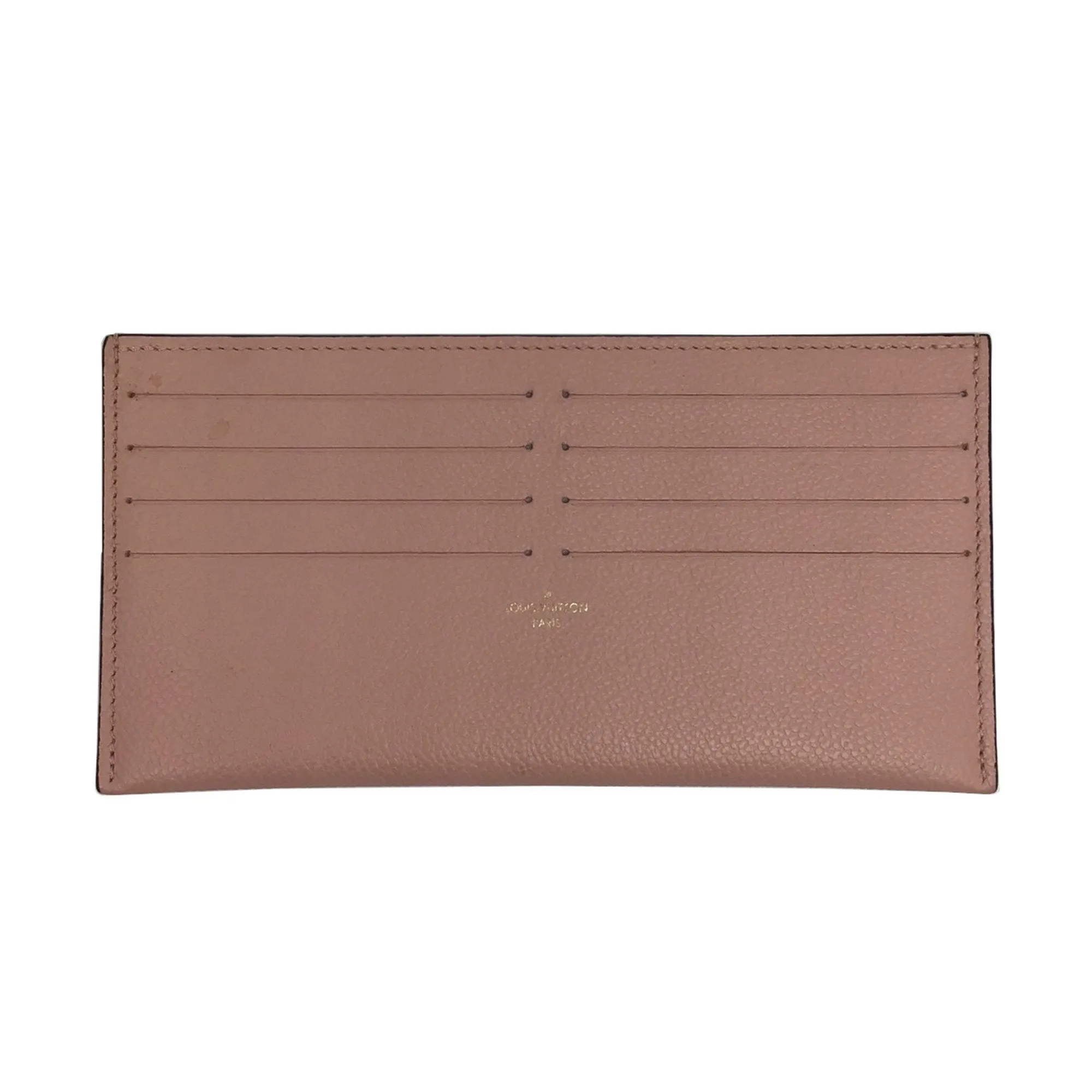 LOUIS VUITTON Monogram Implant Pochette Felicie M67856 Chain Wallet Bag Pink G Hardware Gold Rose Ballerine Women's