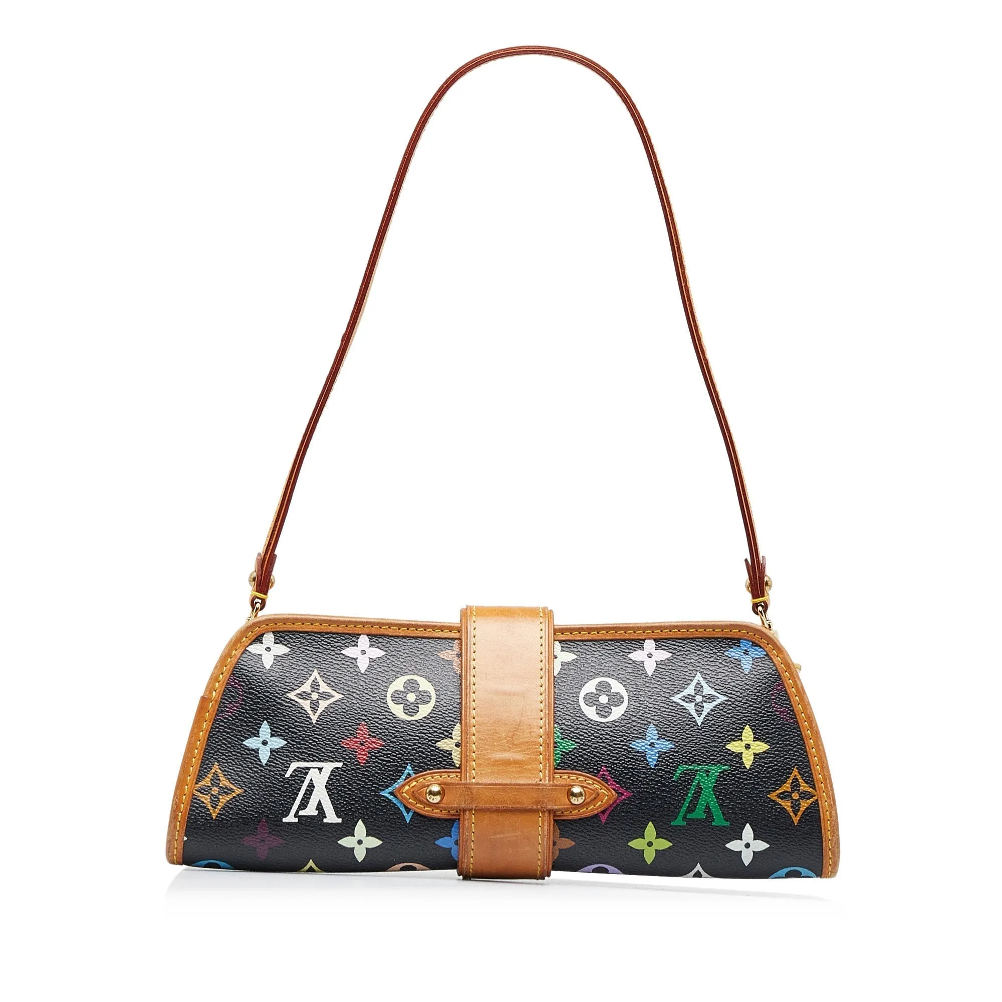 LOUIS VUITTON Monogram Multicolore Shirley Baguette