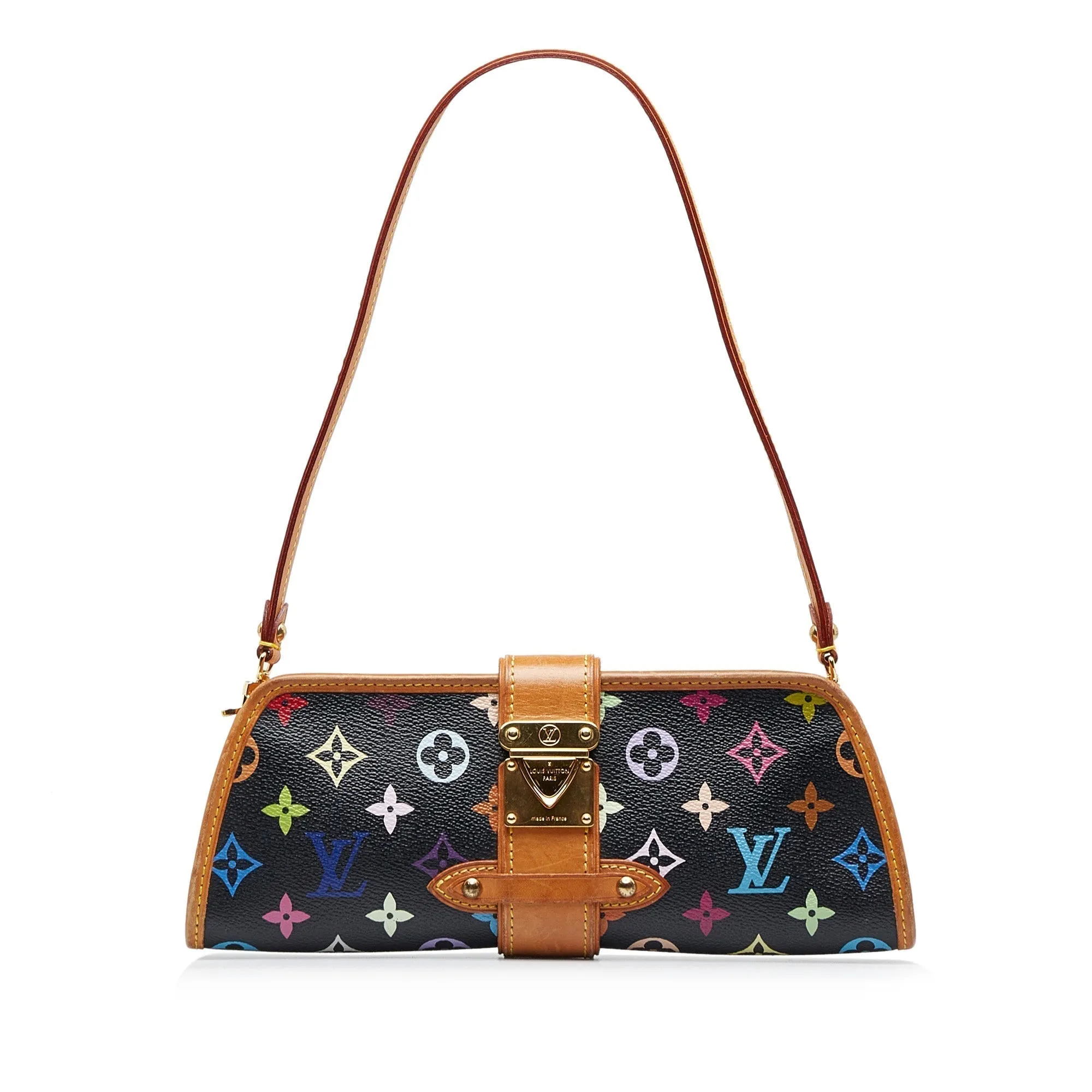 LOUIS VUITTON Monogram Multicolore Shirley Baguette